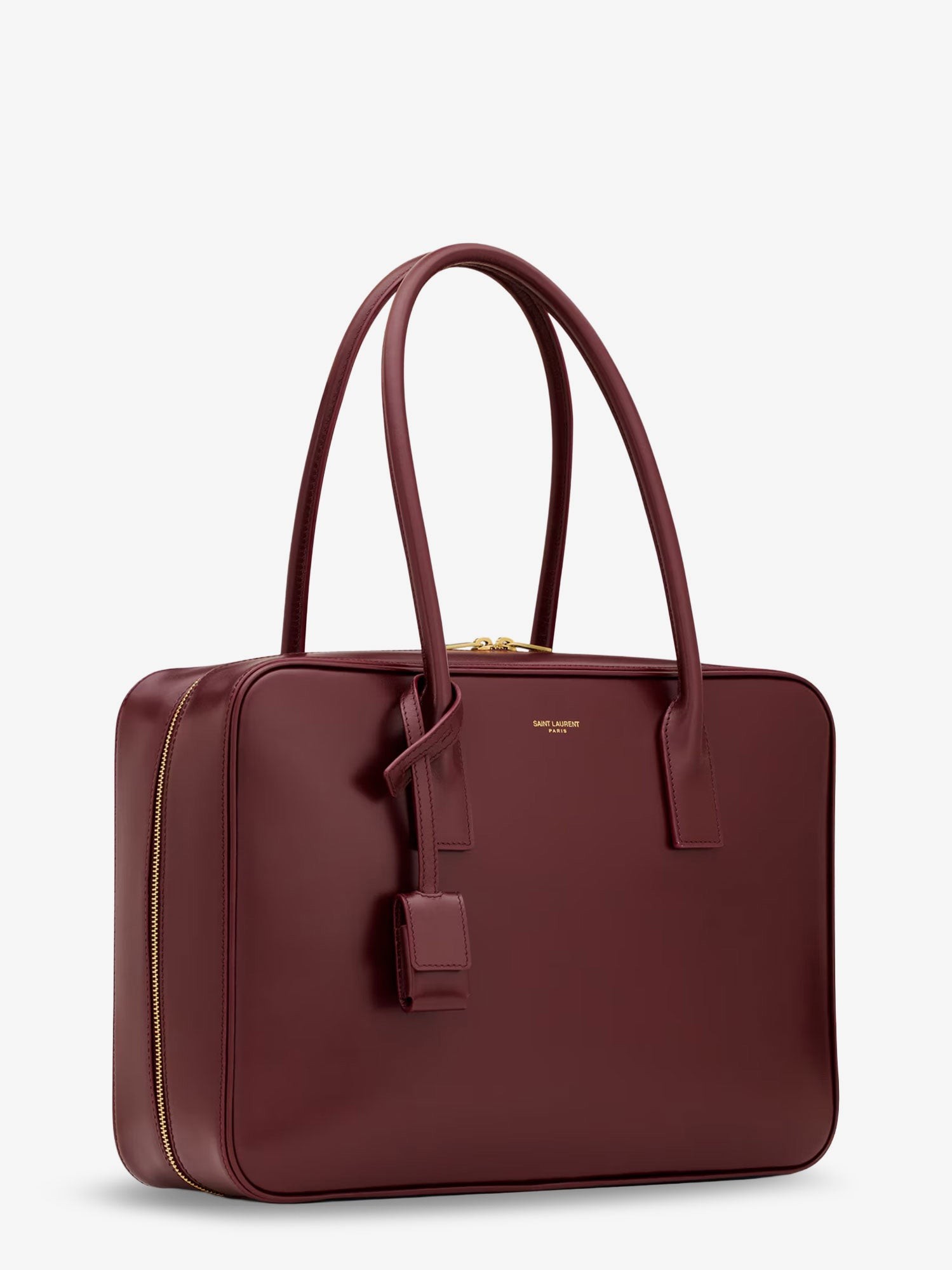 Sac de Jour in Box leather handbag with metal lock detail - Image 4