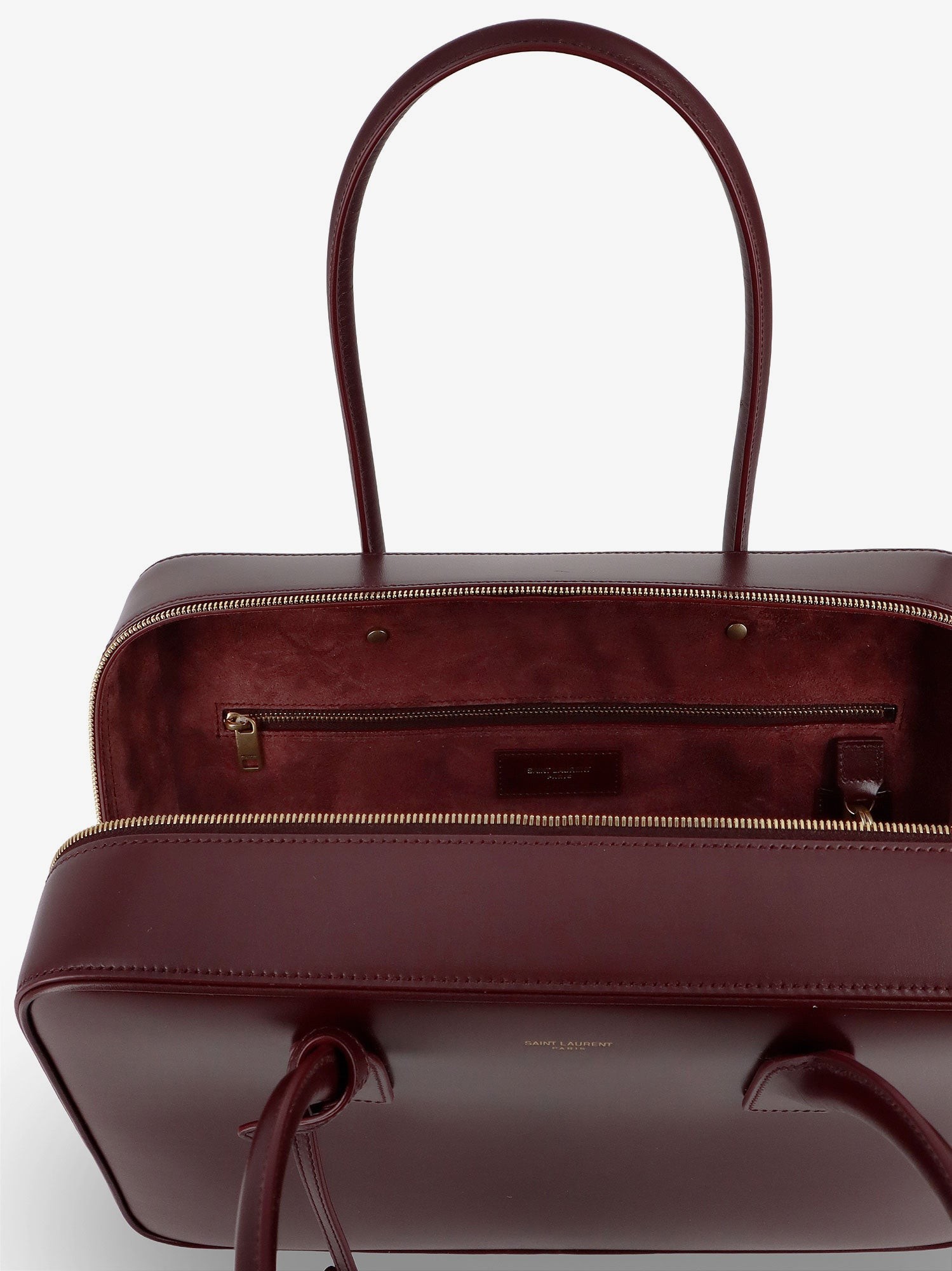 Sac de Jour in Box leather handbag with metal lock detail - Image 5