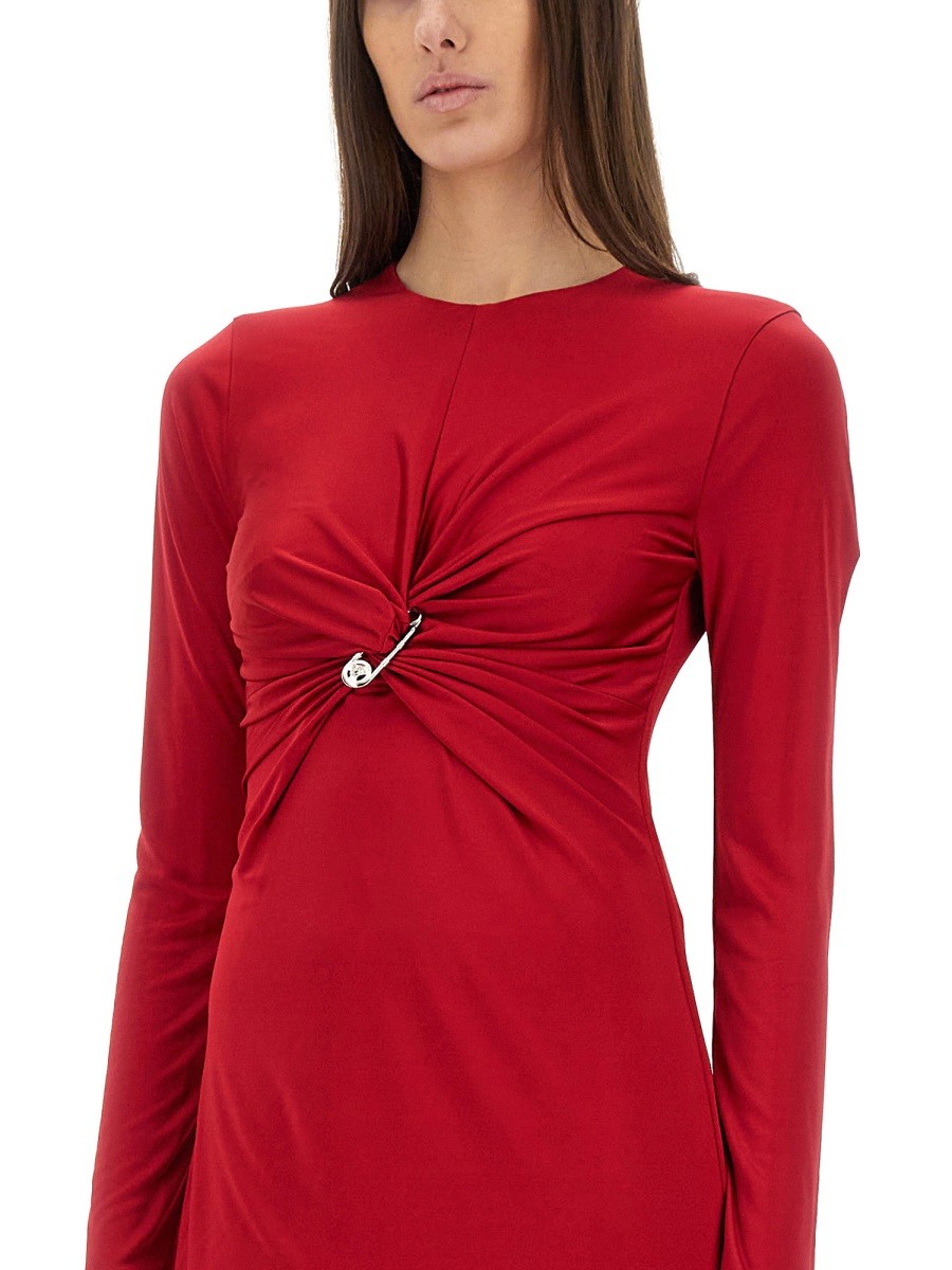 "SAFETY PIN" MIDI DRESS - Image 4