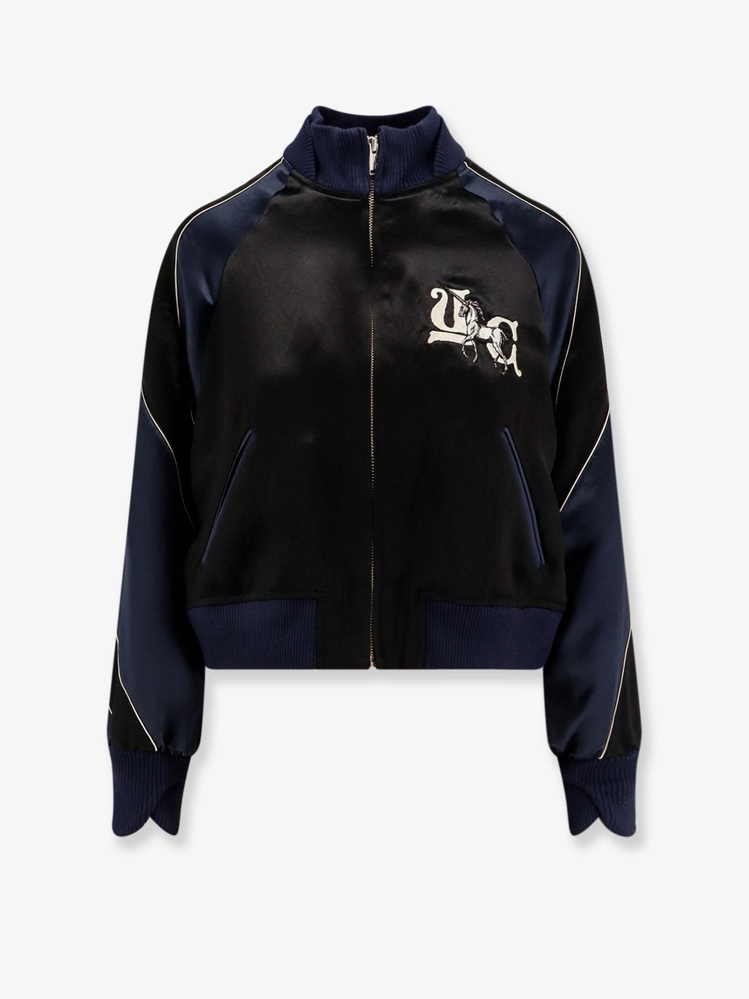 Satin bomber jacket