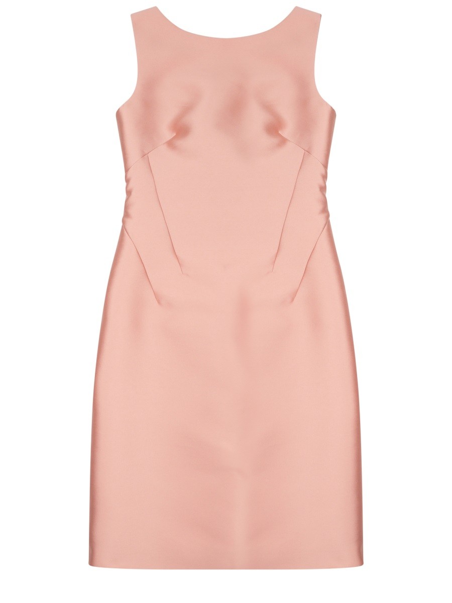 SATIN MIDI DRESS