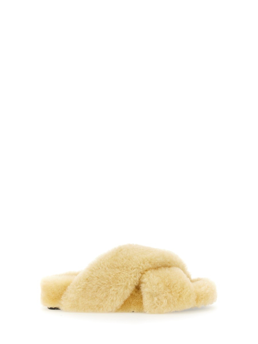 SHEARLING SANDAL