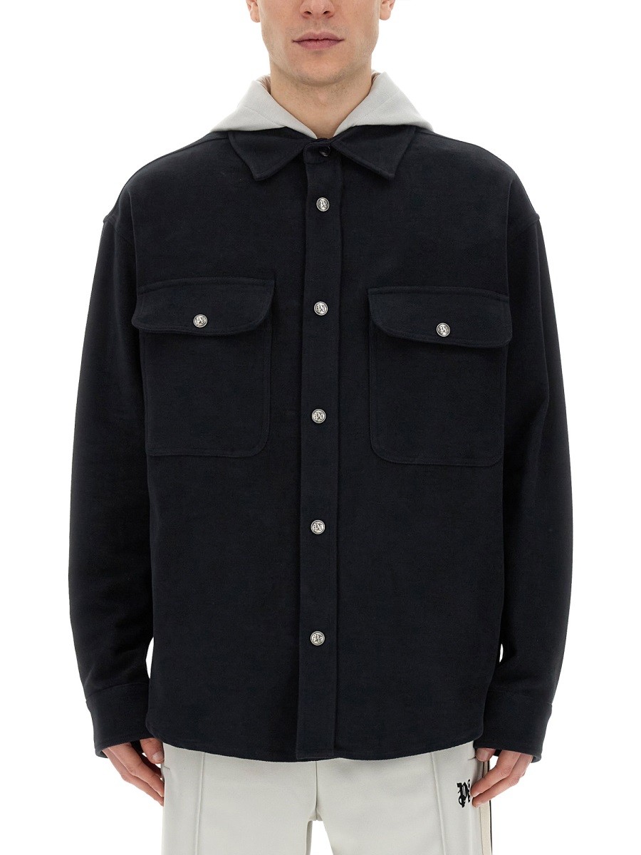 SHIRT-JACKET WITH MONOGRAM
