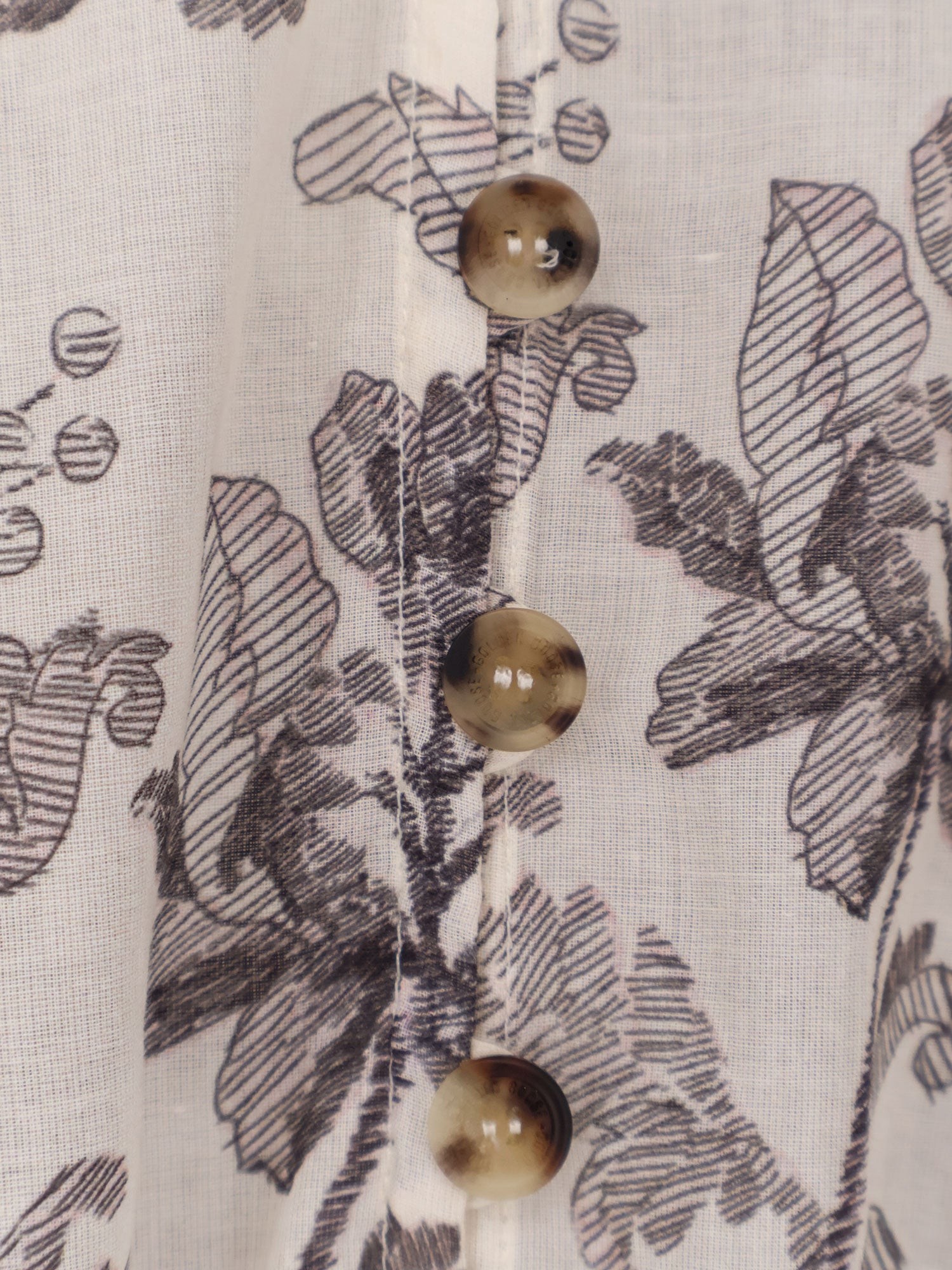 Short cotton dress with floral pattern - Image 5