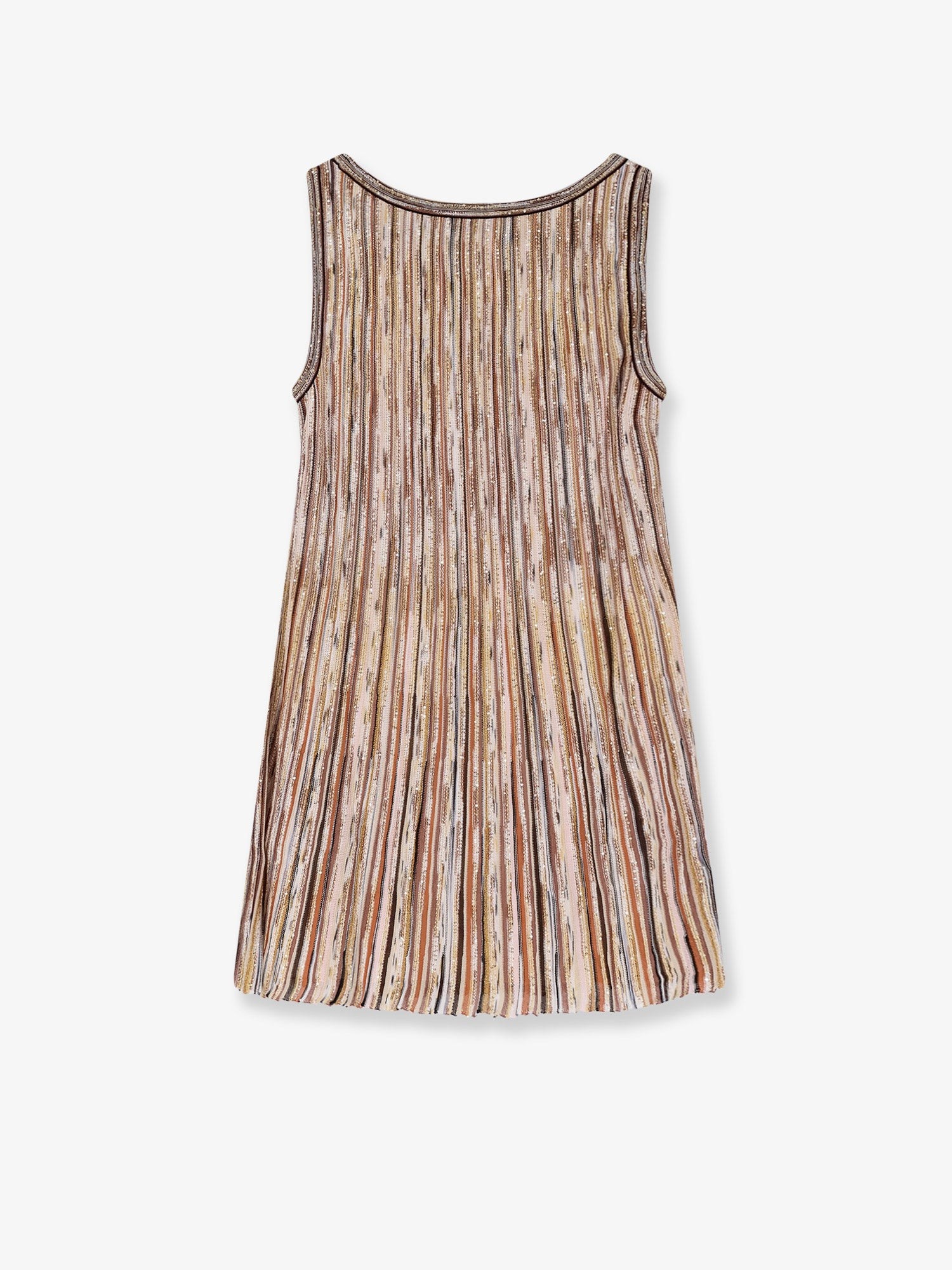 Short viscose blend dress with all-over sequins - Image 2