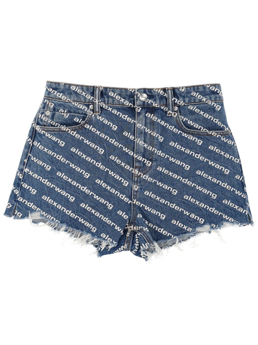SHORTS WITH ALL OVER LOGO