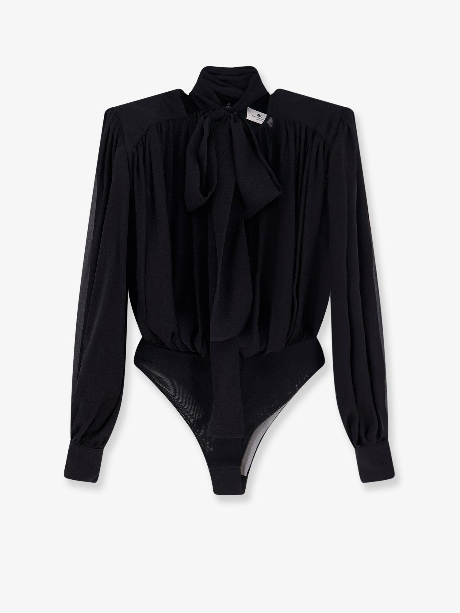 Silk shirt with body detail