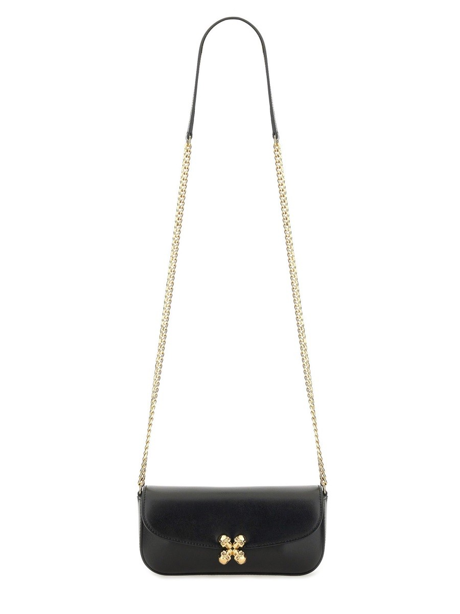 "SKULL FLOWER" BAG SMALL