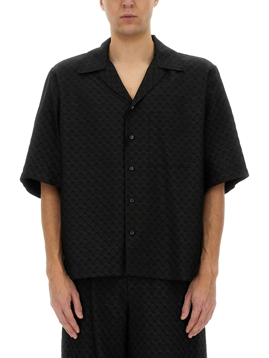 "SKULL" PATTERN SHIRT