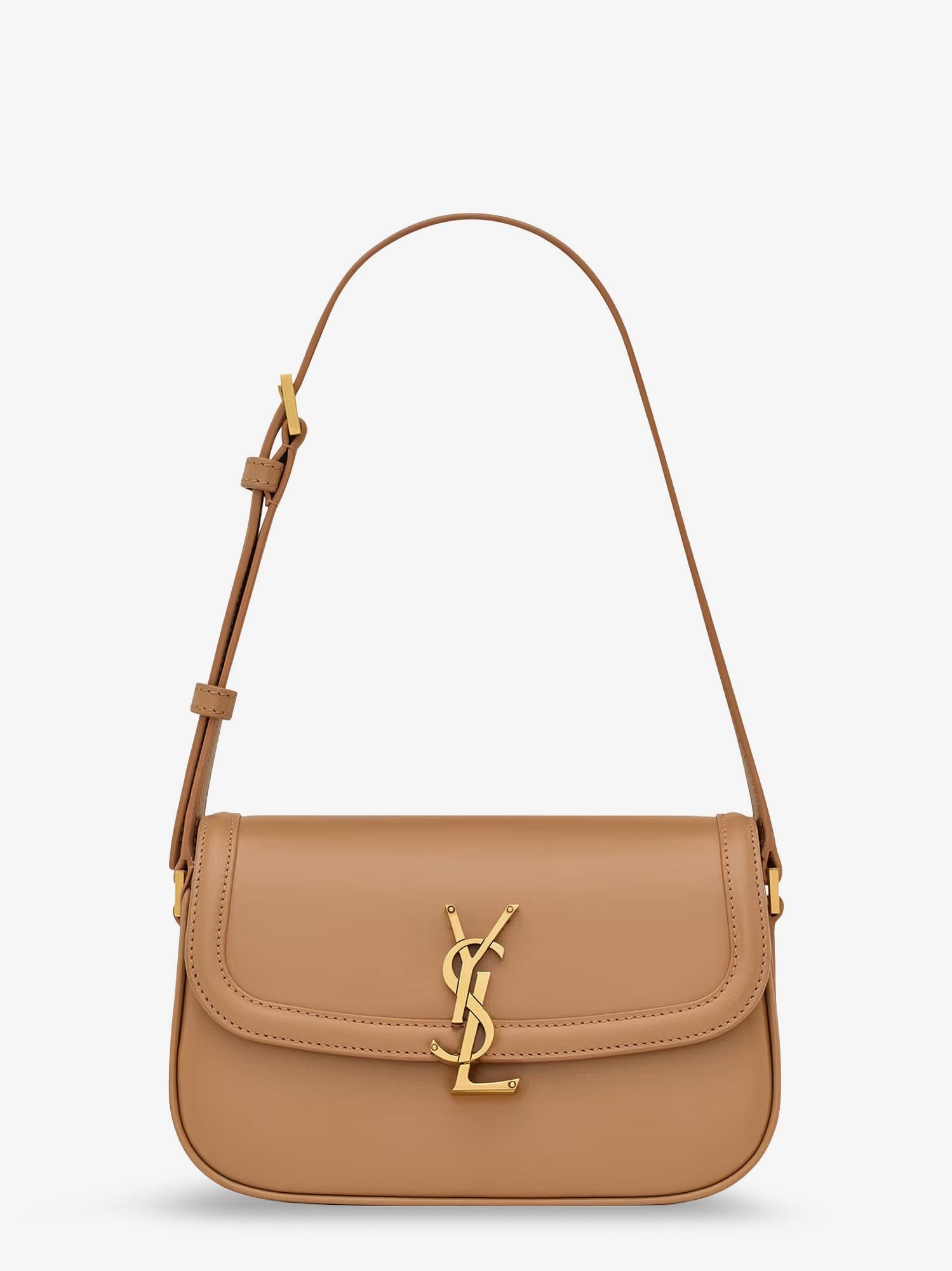 Solferino leather shoulder bag