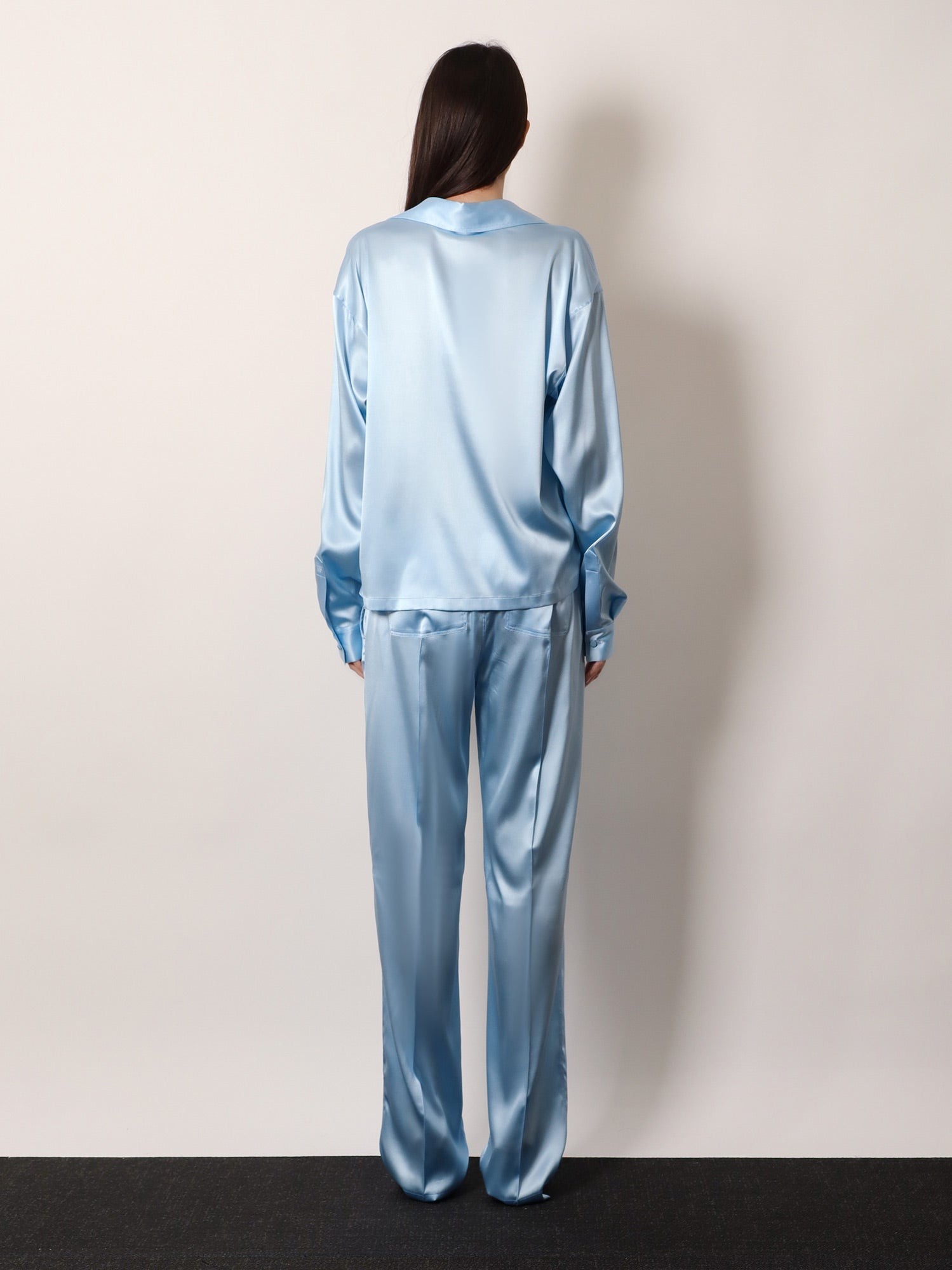 Stretch satin shirt - Image 3