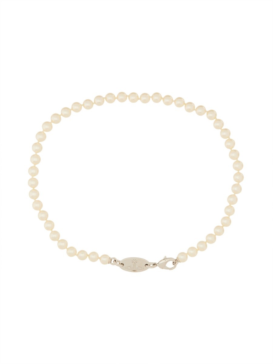 "STUART" NECKLACE WITH SWAROWSKI PEARLS