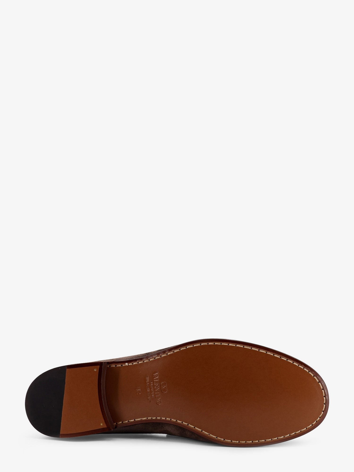 Suede loafers with metal VLogo Signature - Image 4