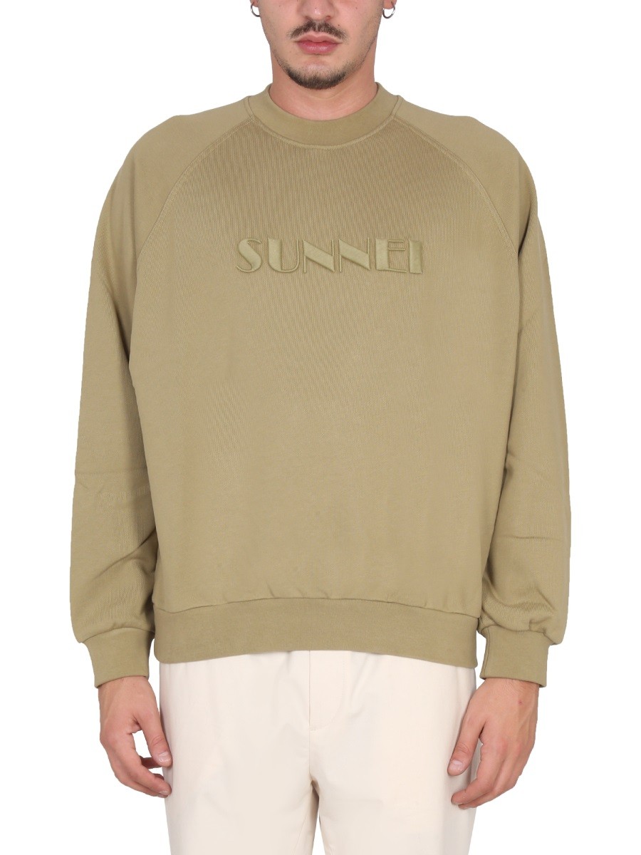 SWEATSHIRT WITH LOGO EMBROIDERY