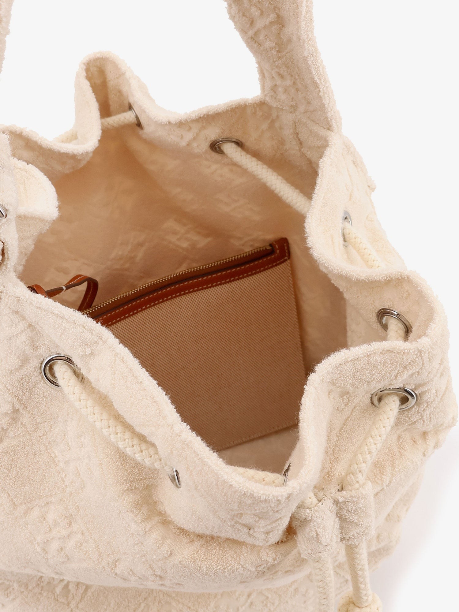 T Monogram Terry canvas bucket bag - Image 4