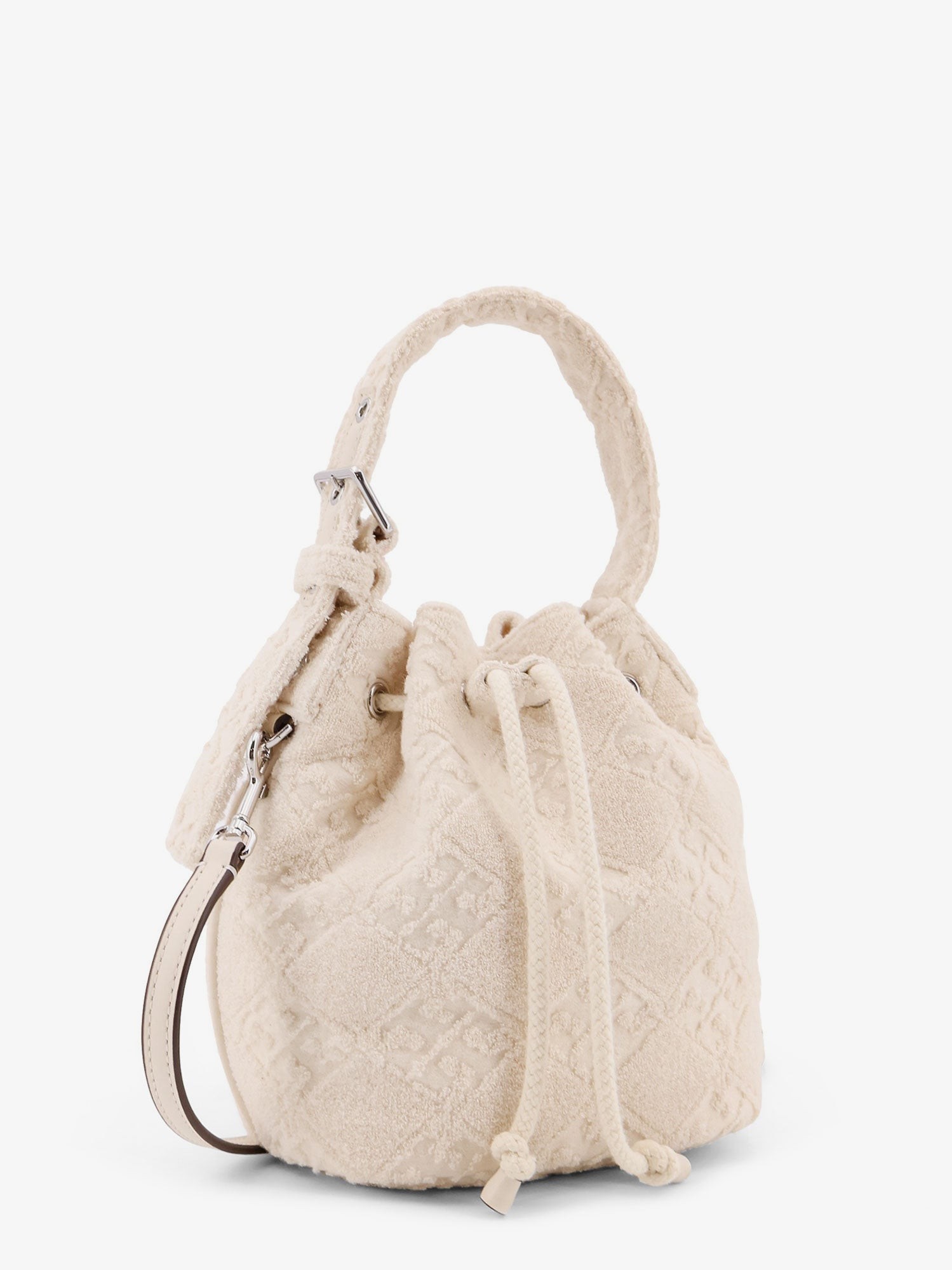 T Monogram Terry Mini canvas bucket bag - Image 3
