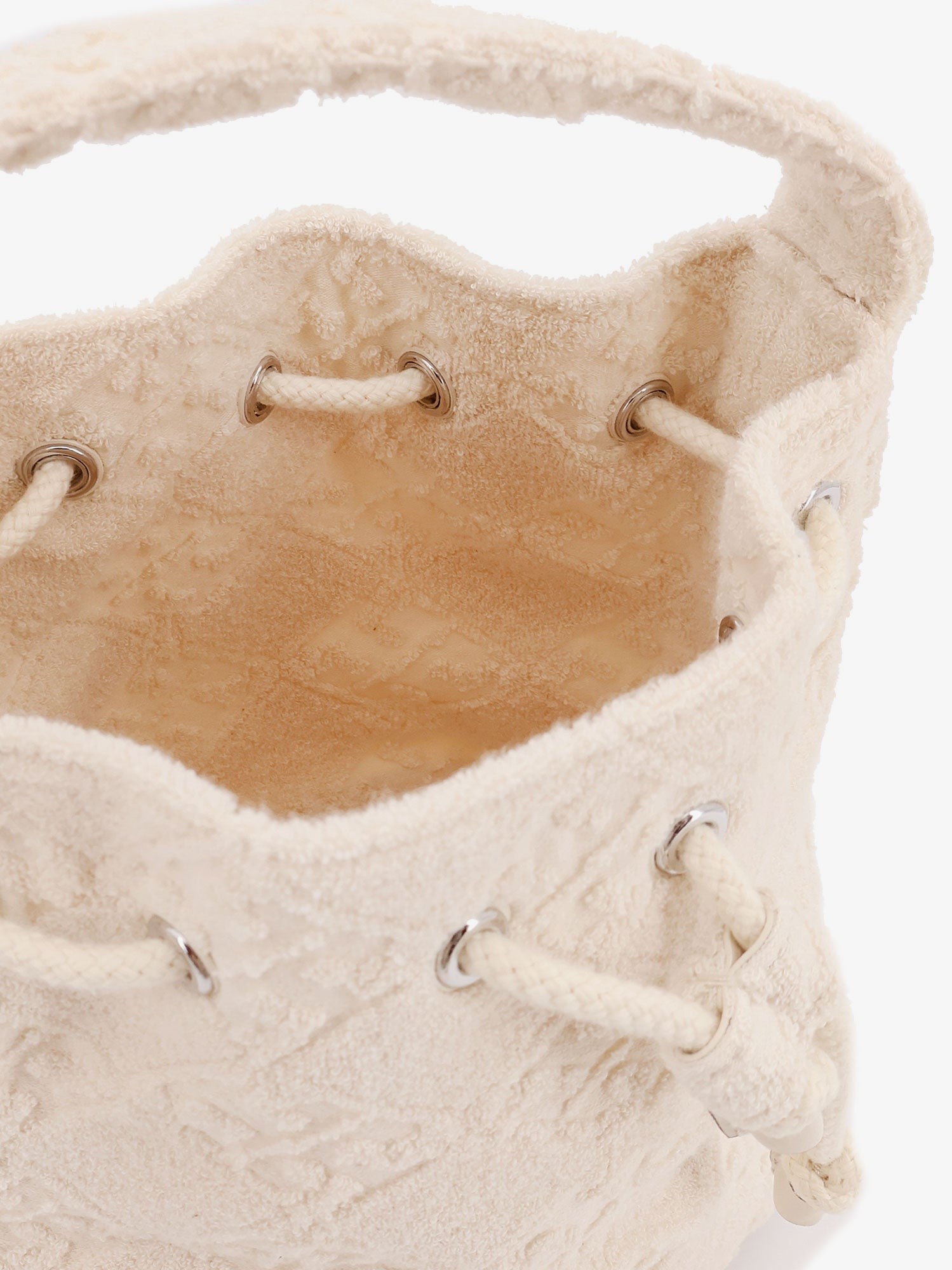 T Monogram Terry Mini canvas bucket bag - Image 4