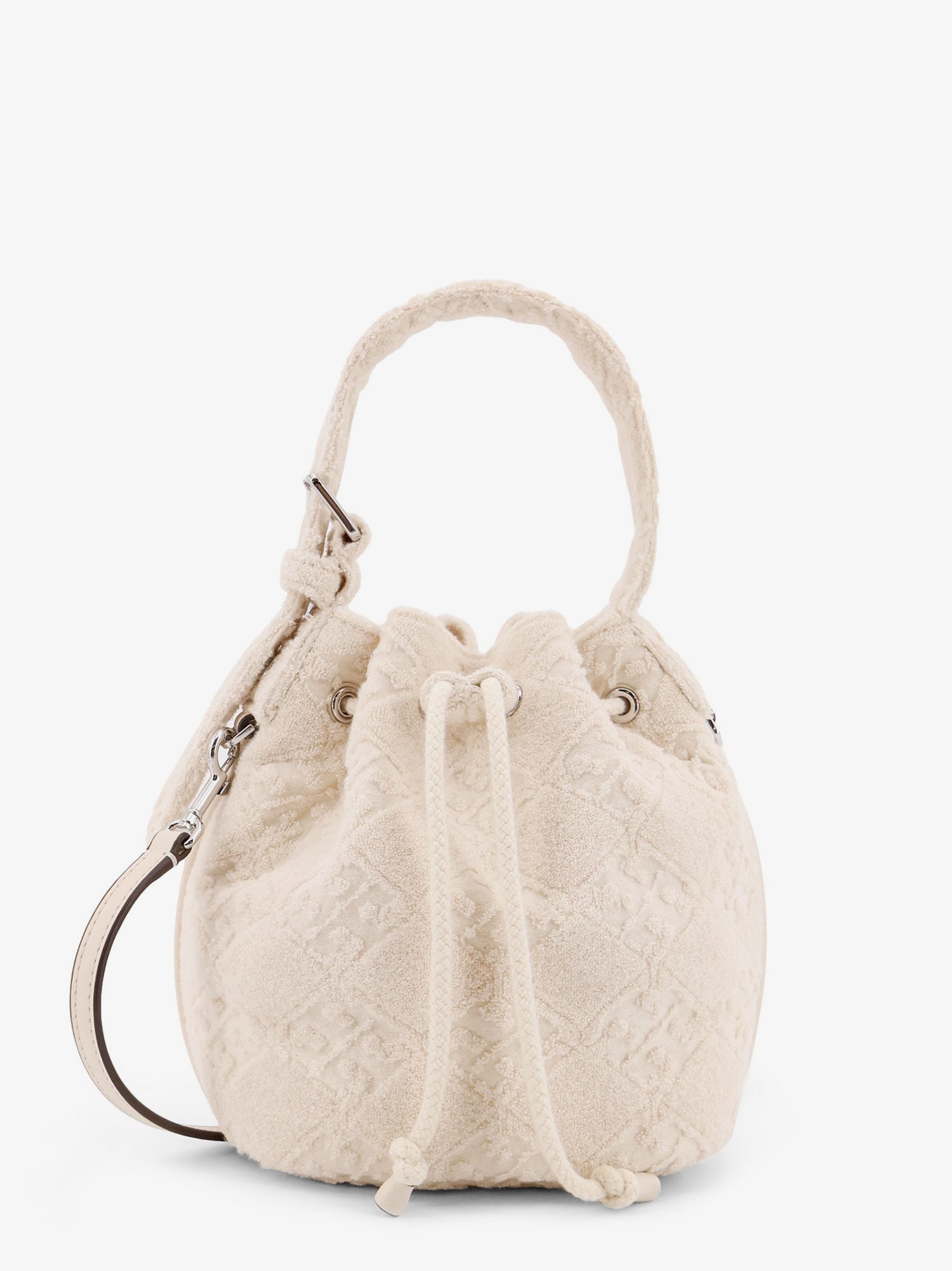 T Monogram Terry Mini canvas bucket bag