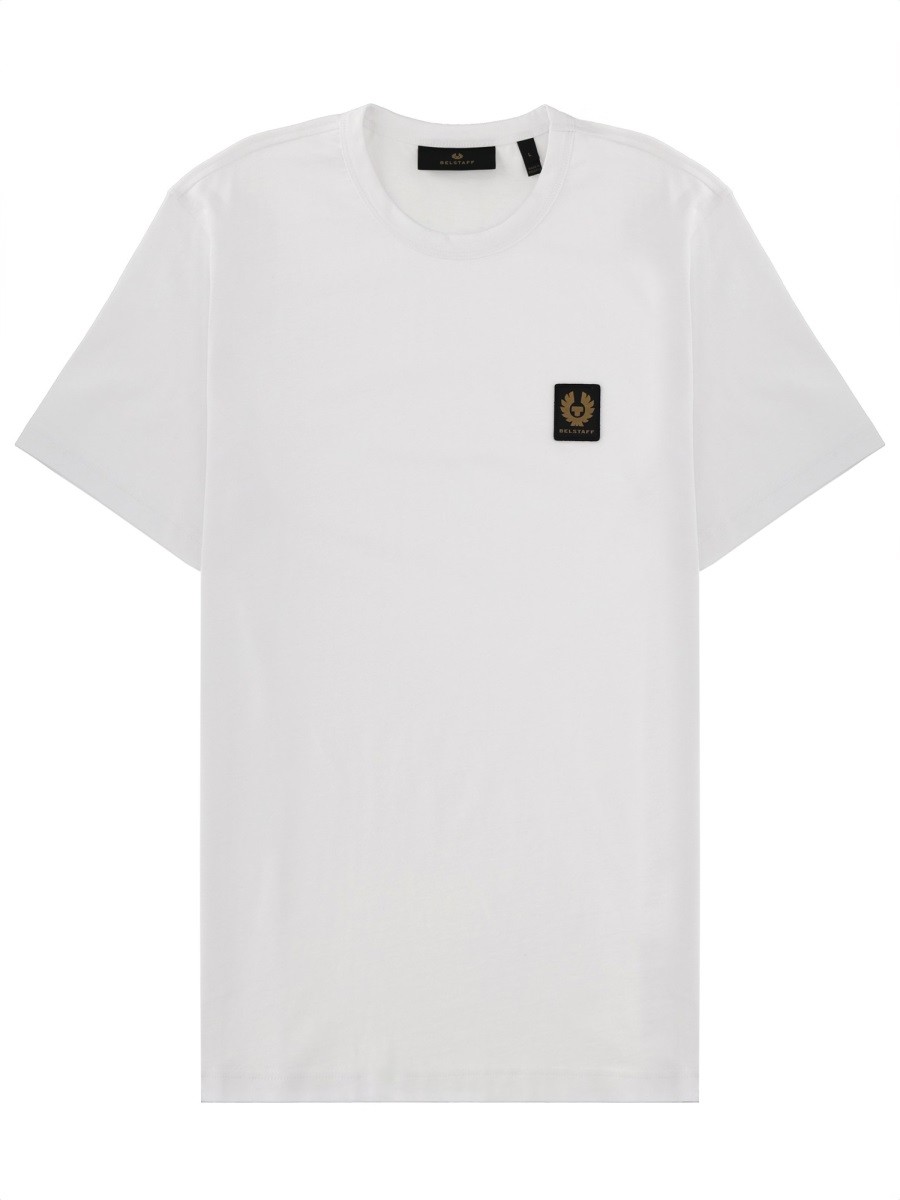 T-SHIRT WITH LOGO PATCH
