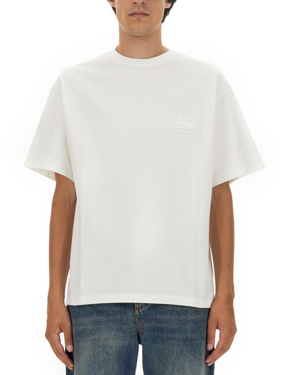 T-SHIRT WITH PEGASUS EMBROIDERY