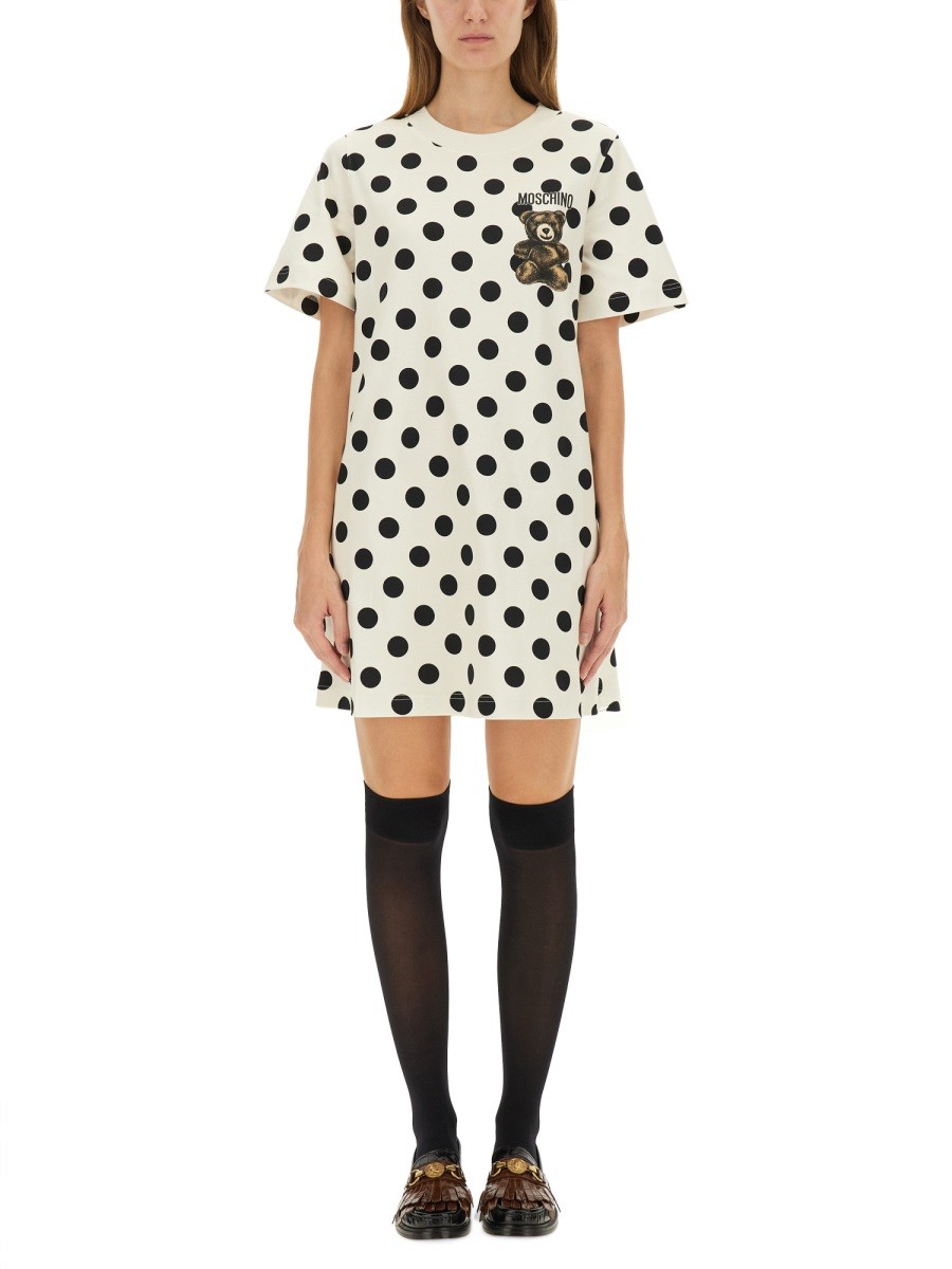 "TEDDY POLKA DOTS" DRESS