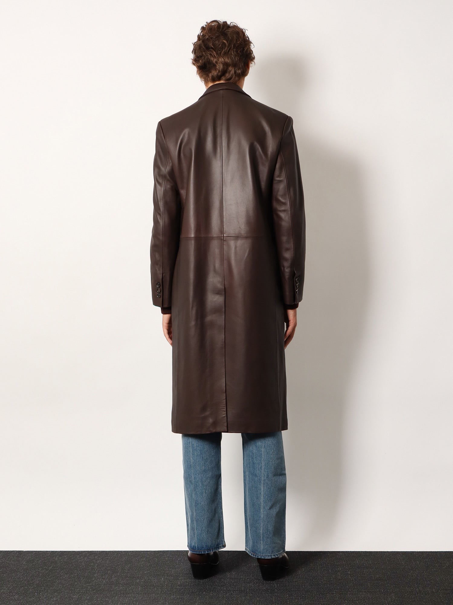Unisex leather coat - Image 3