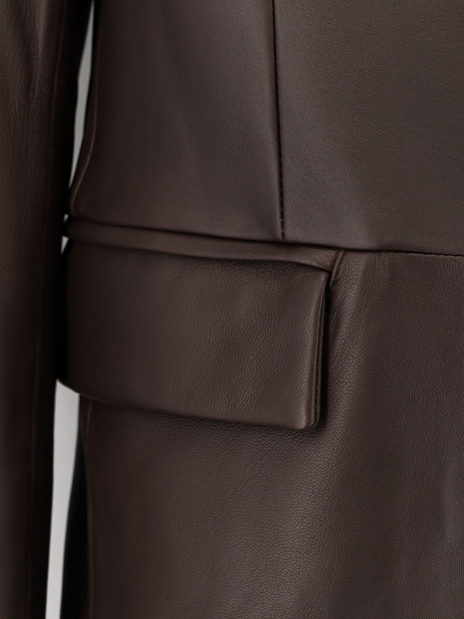Unisex leather coat - Image 5