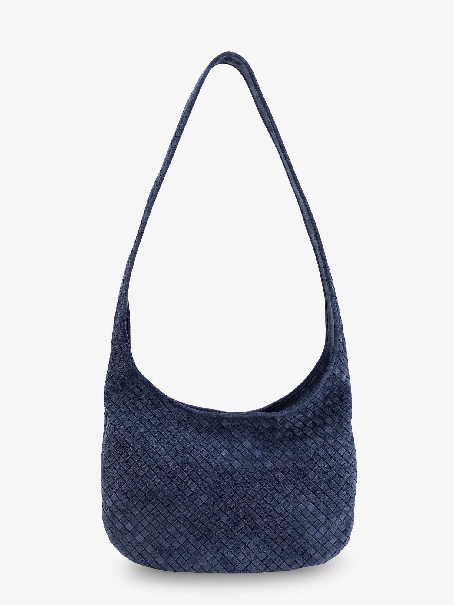 Veneto suede crossbody bag with Intrecciato motif - Image 2