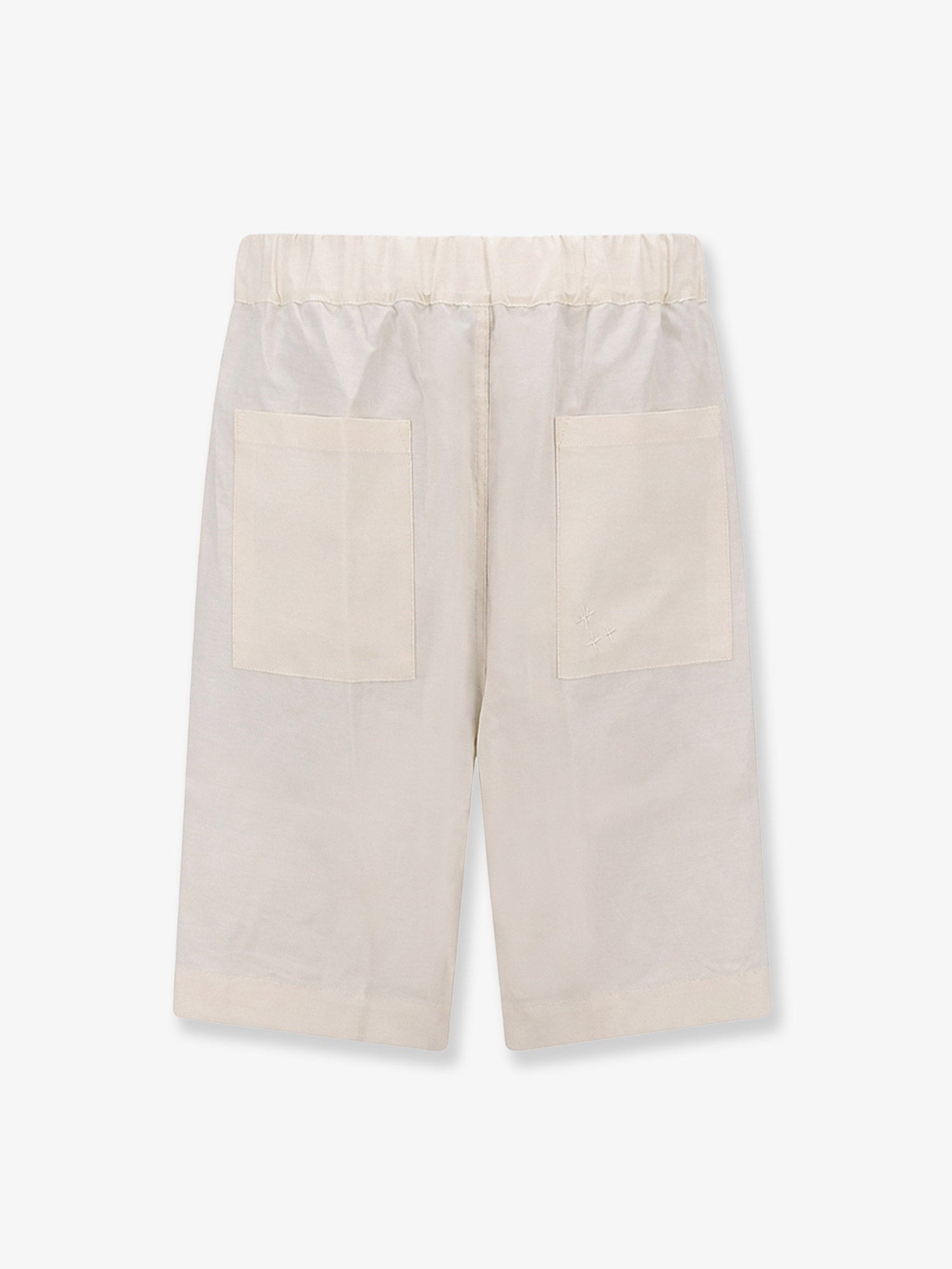 Viscose and linen bermuda shorts - Image 2