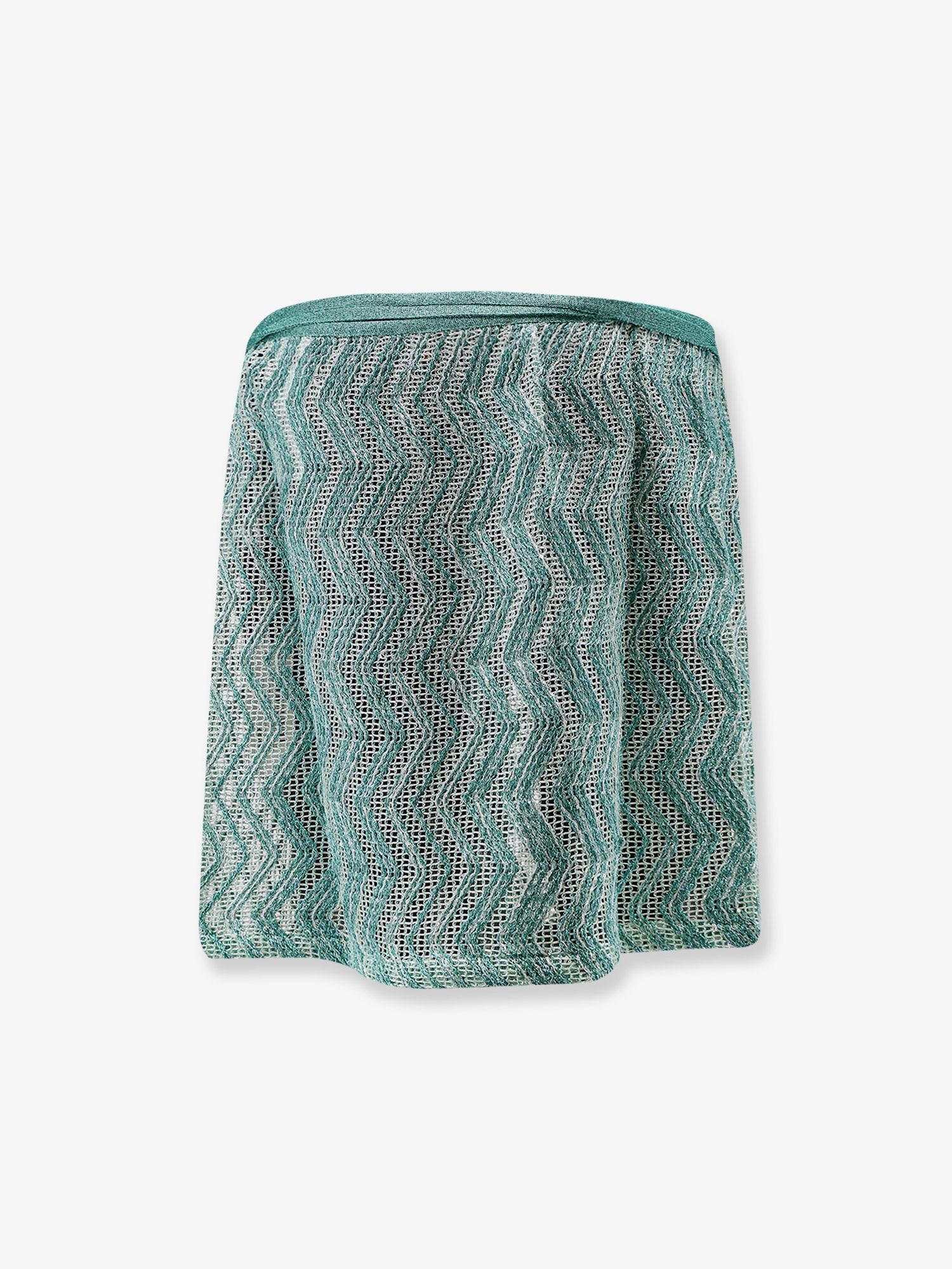Viscose blend and sequin mini skirt - Image 2