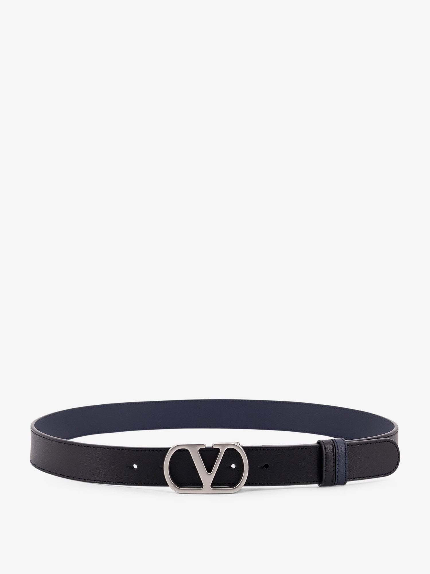 Vlogo leather reversible belt