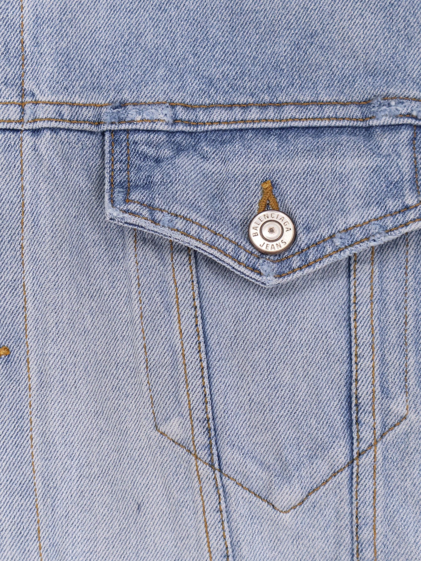 Washed out denim jacket - Image 3