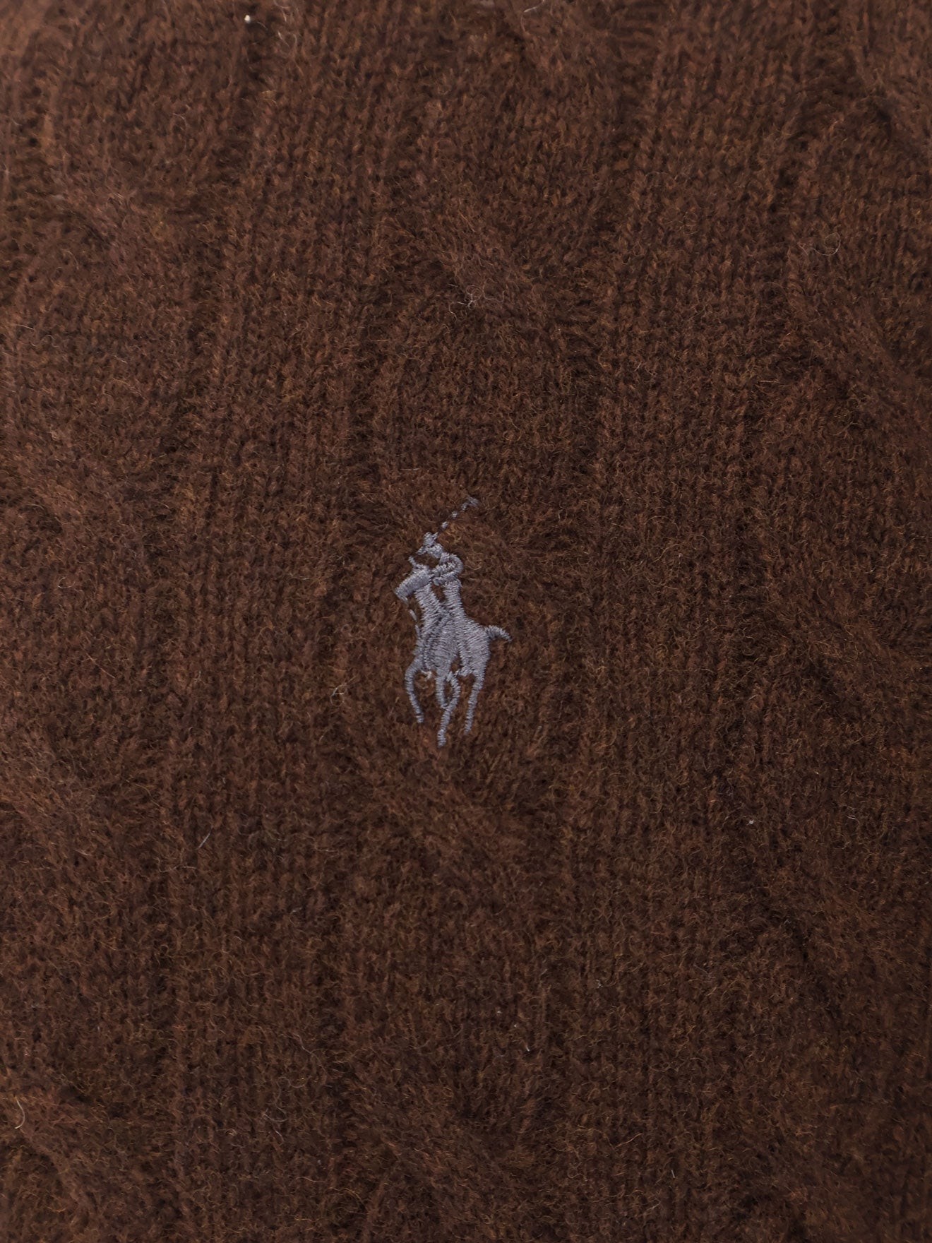 Wool and cashmere cable knit sweater - Image 3