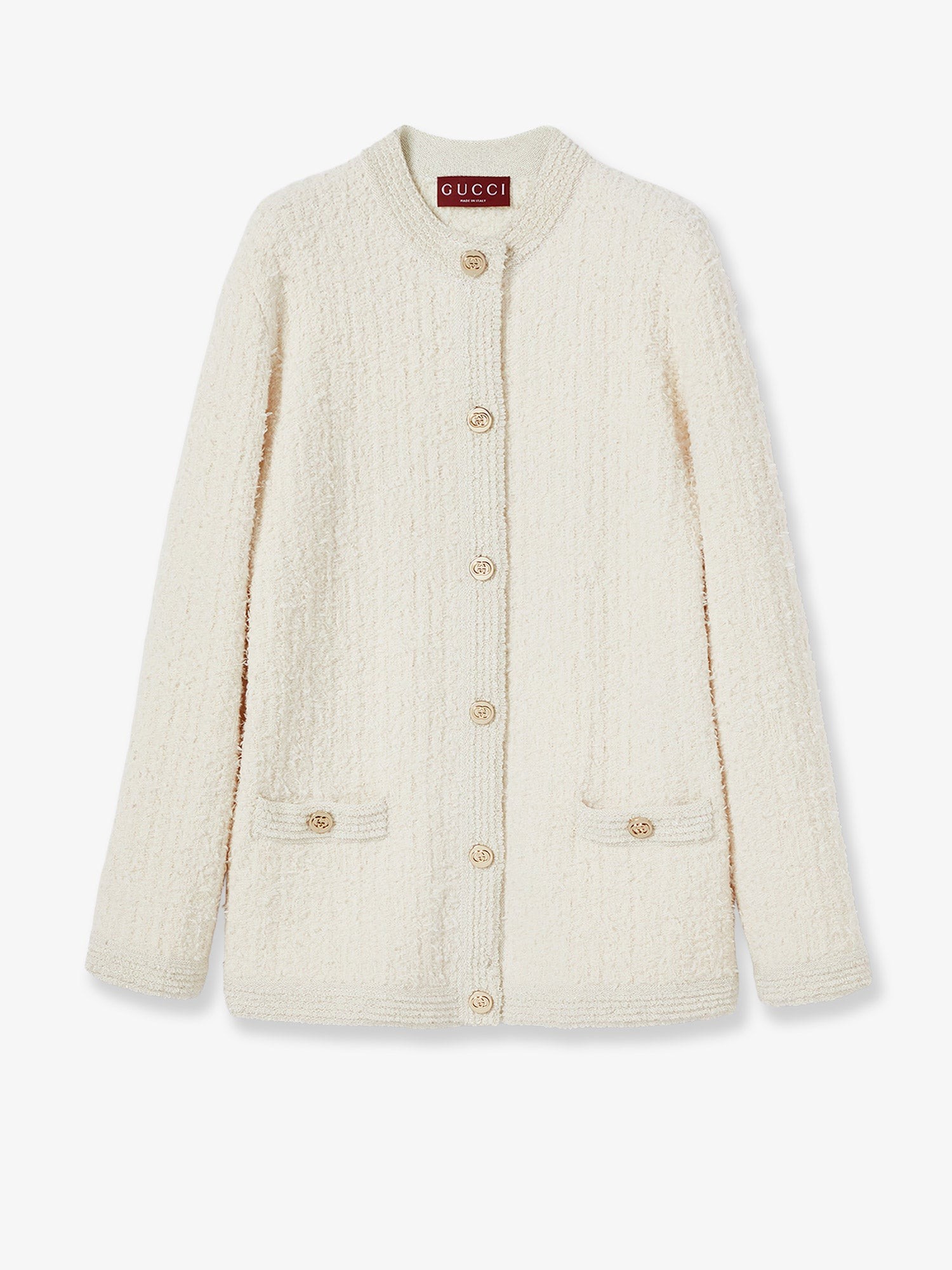 Wool and cotton blend cardigan