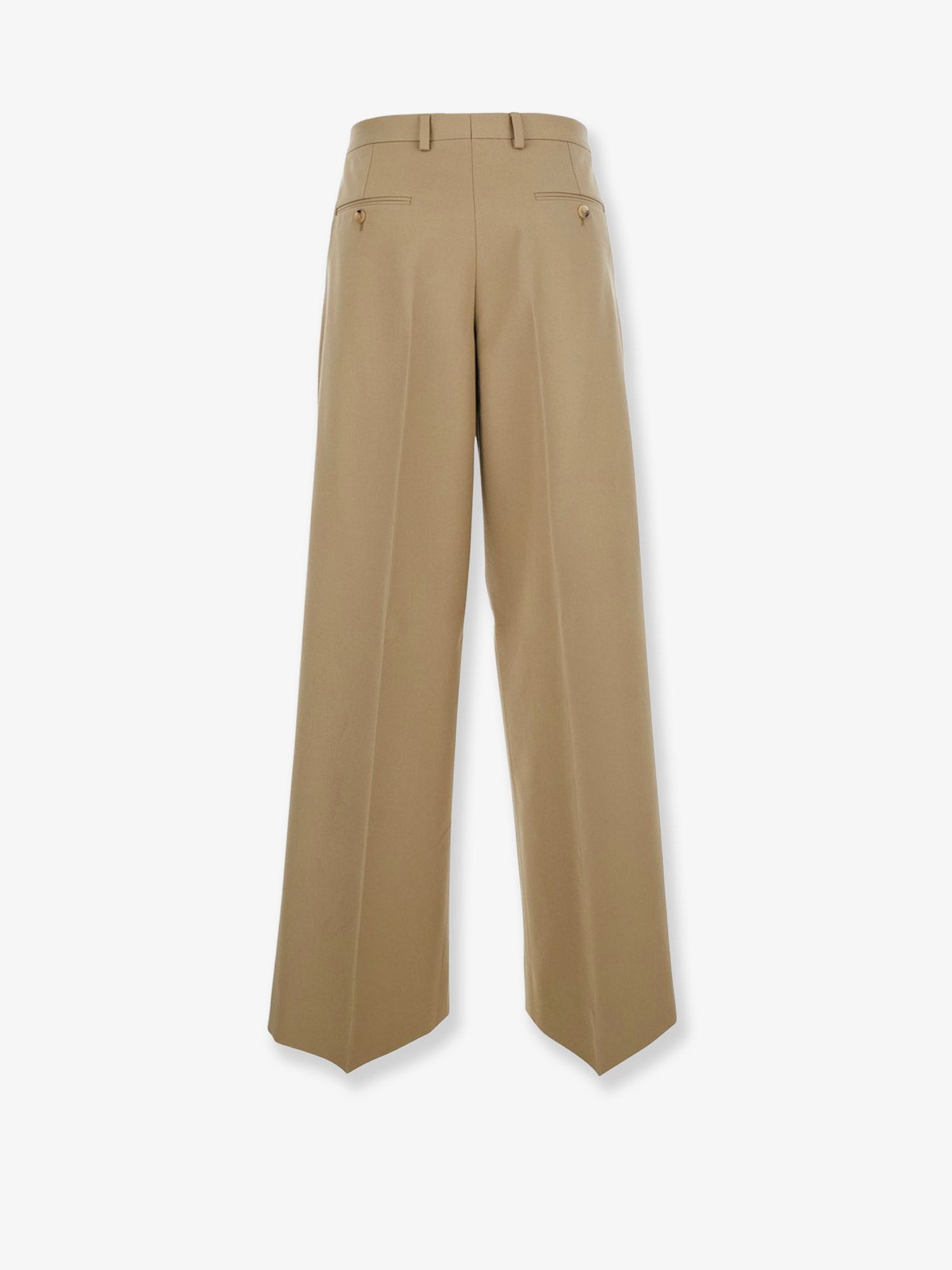 Wool and cotton trousers - Image 2