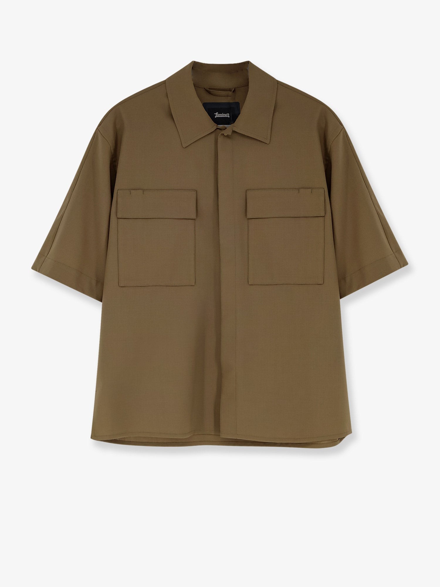 Wool blend shirt