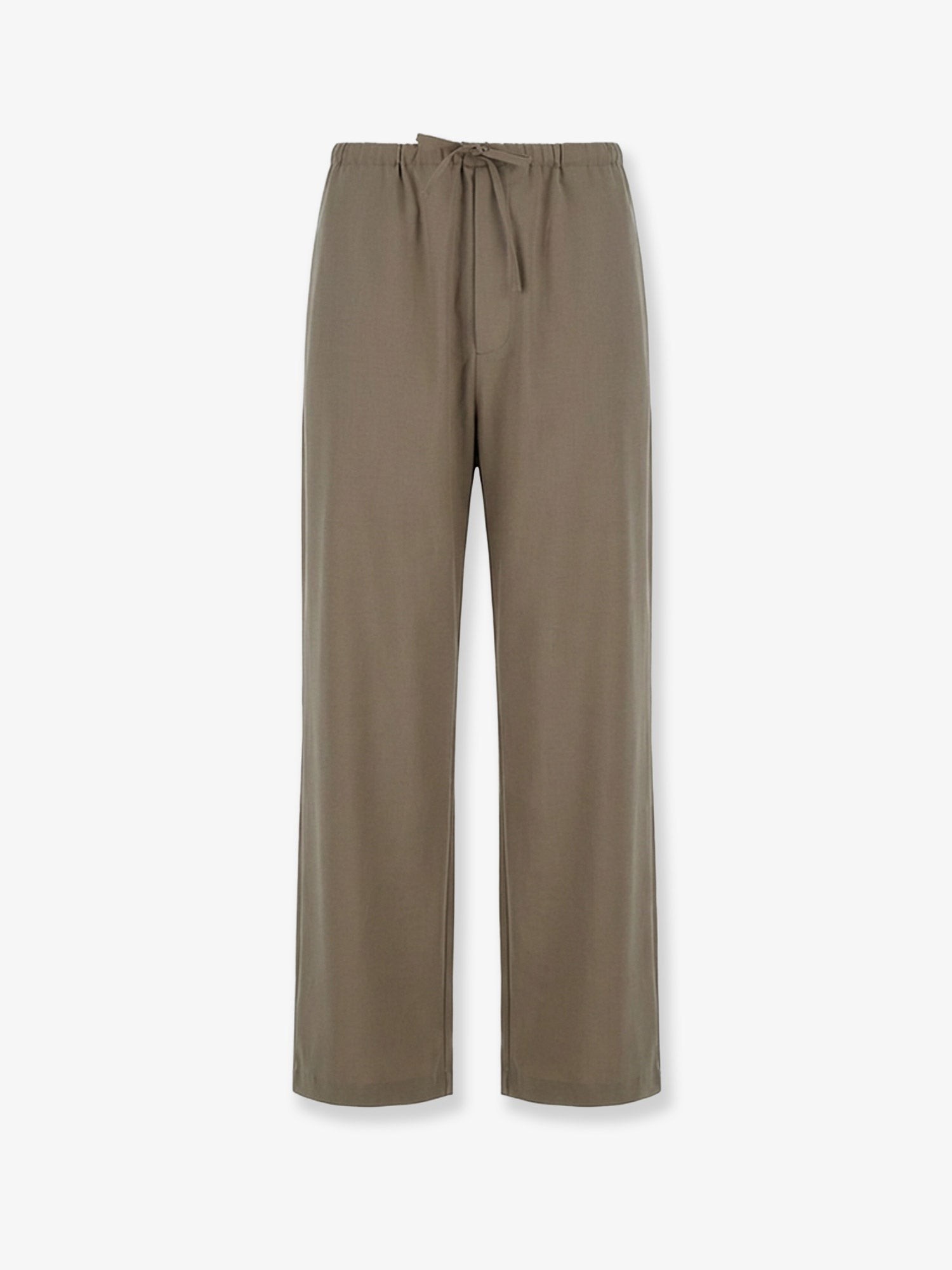 Wool blend trousers
