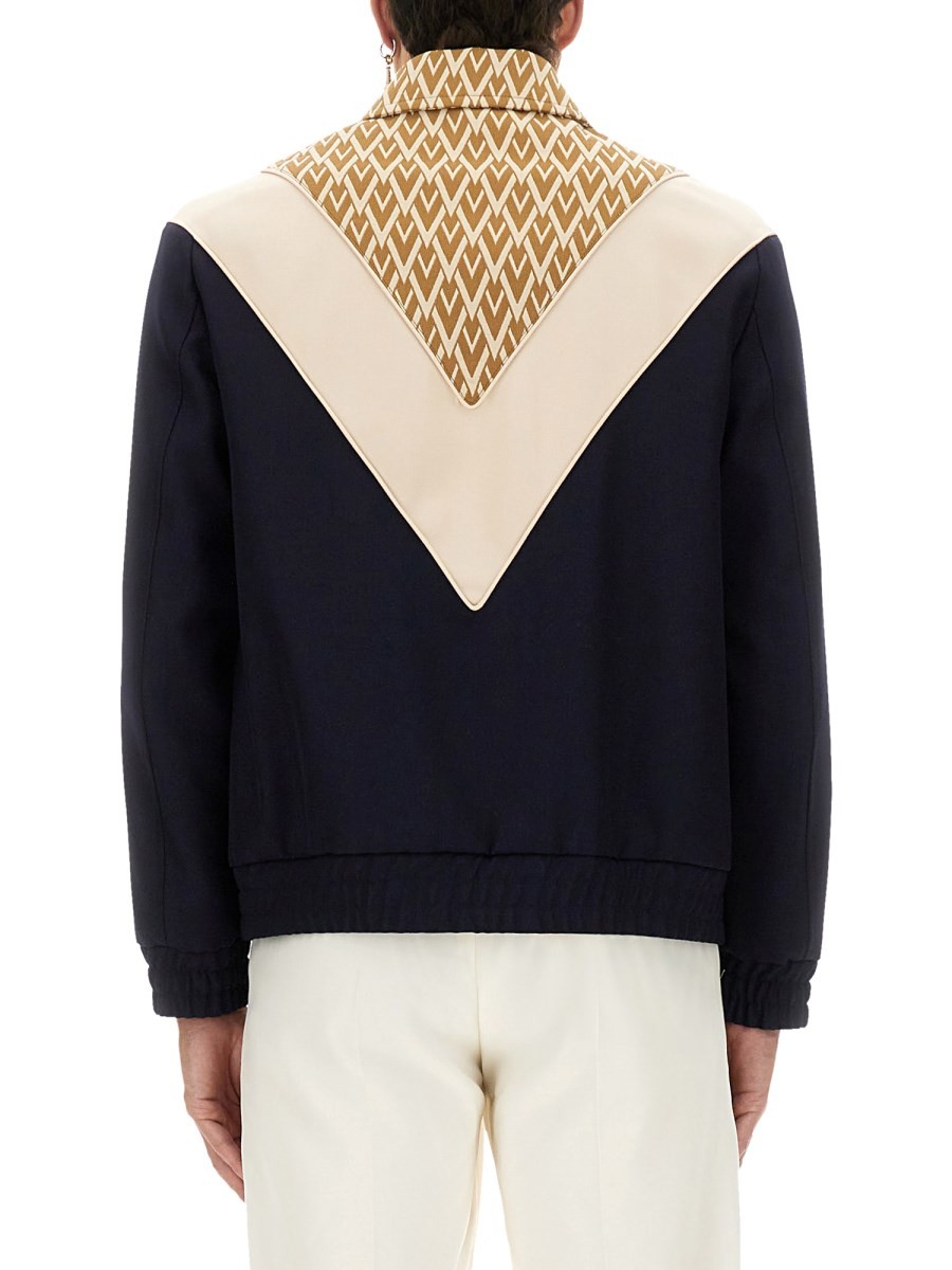 WOOL BOMBER JACKET WITH PRINT TOUTE LA V - Image 3