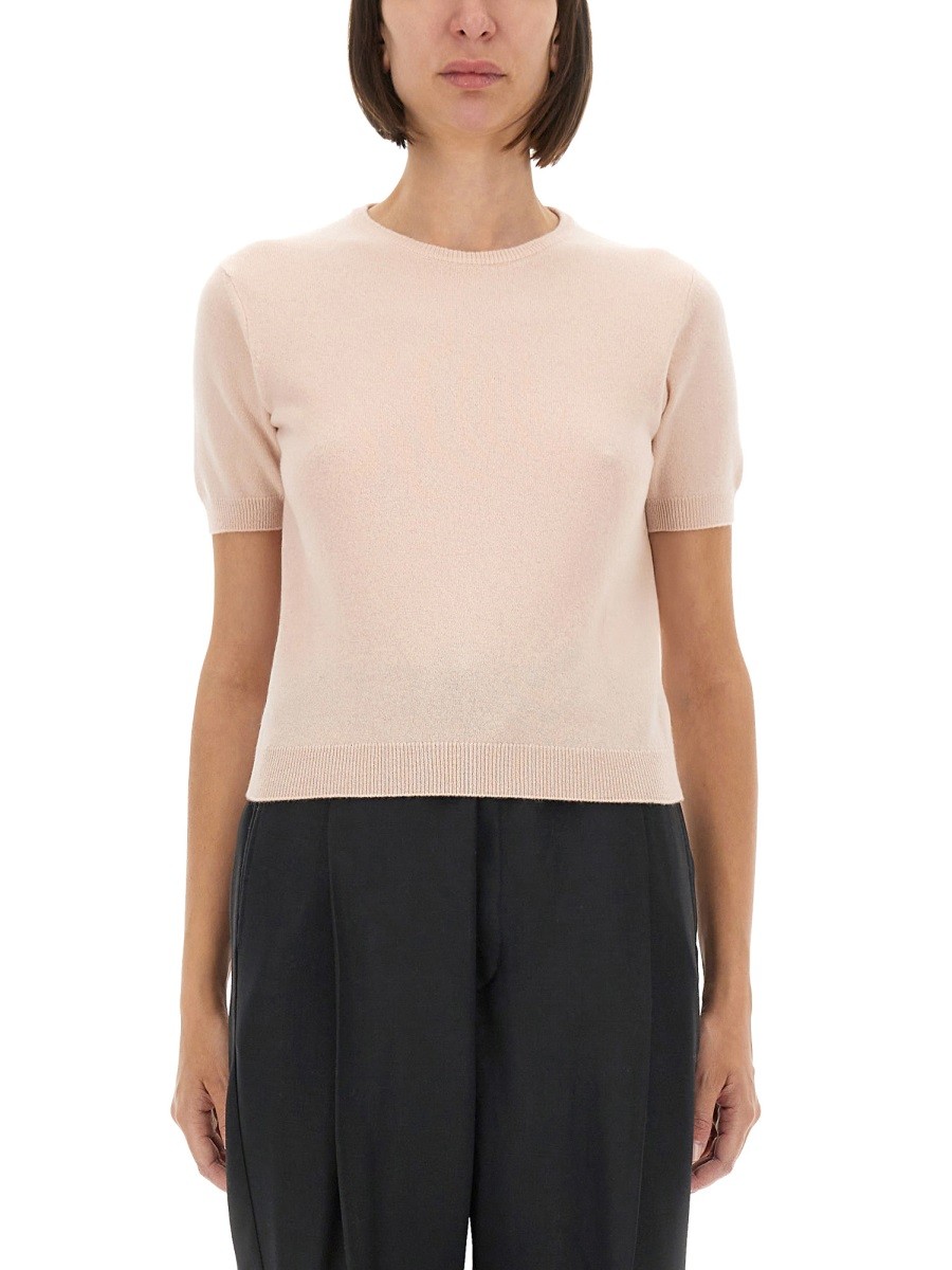 WOOL CREW NECK T-SHIRT