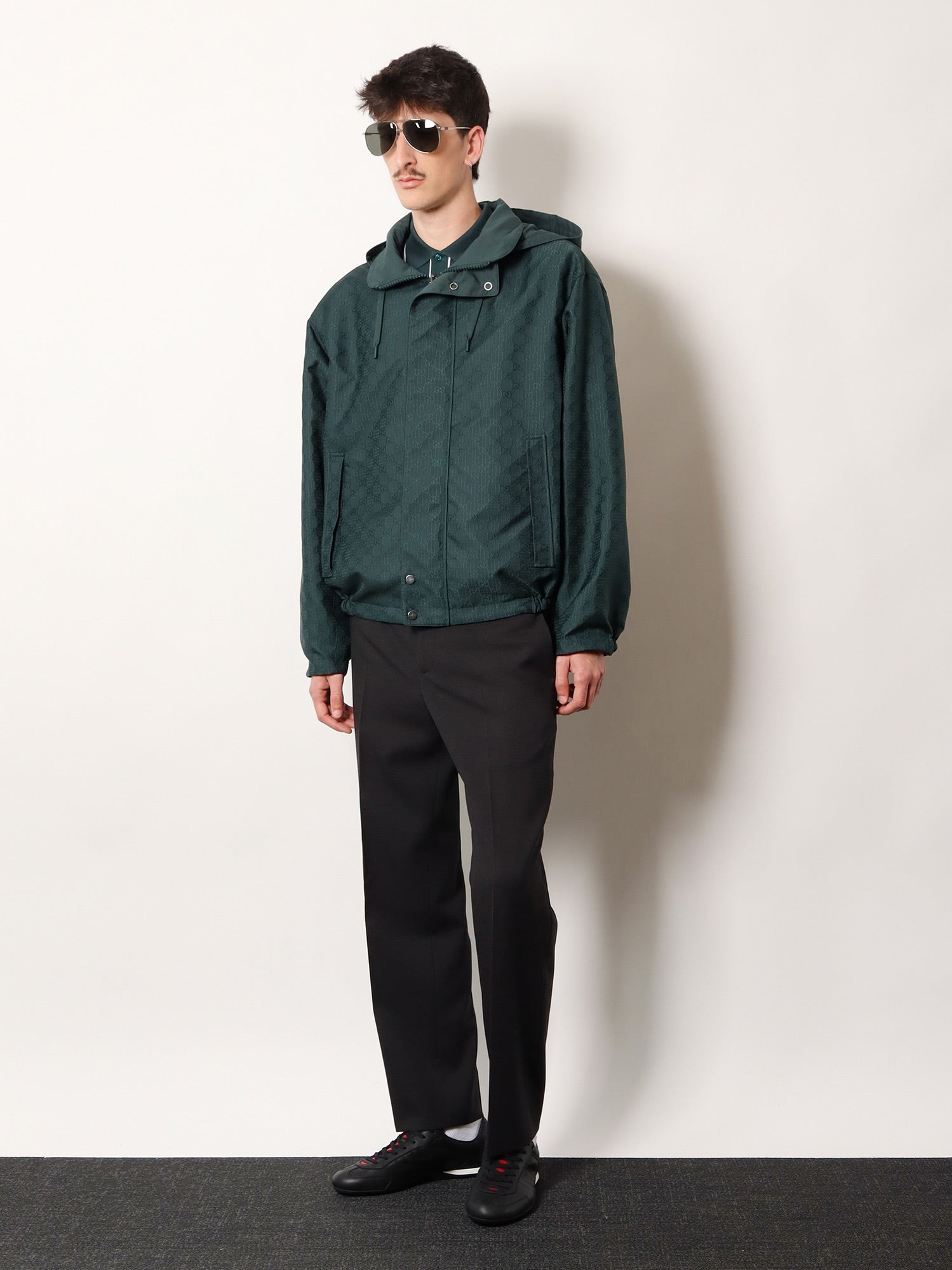 Wool trousers with Gucci detail - Image 2