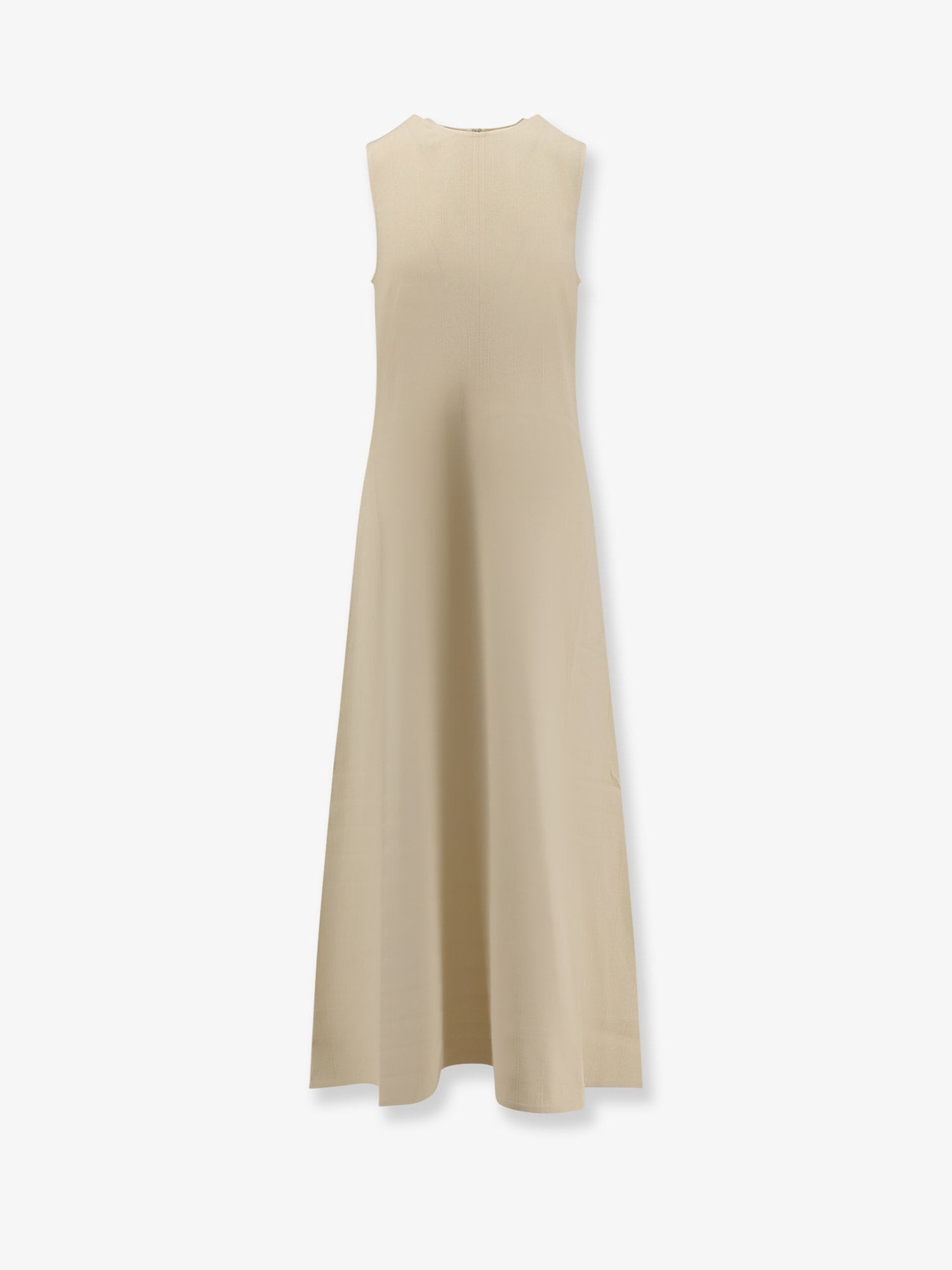 Woven Stripes viscose long dress