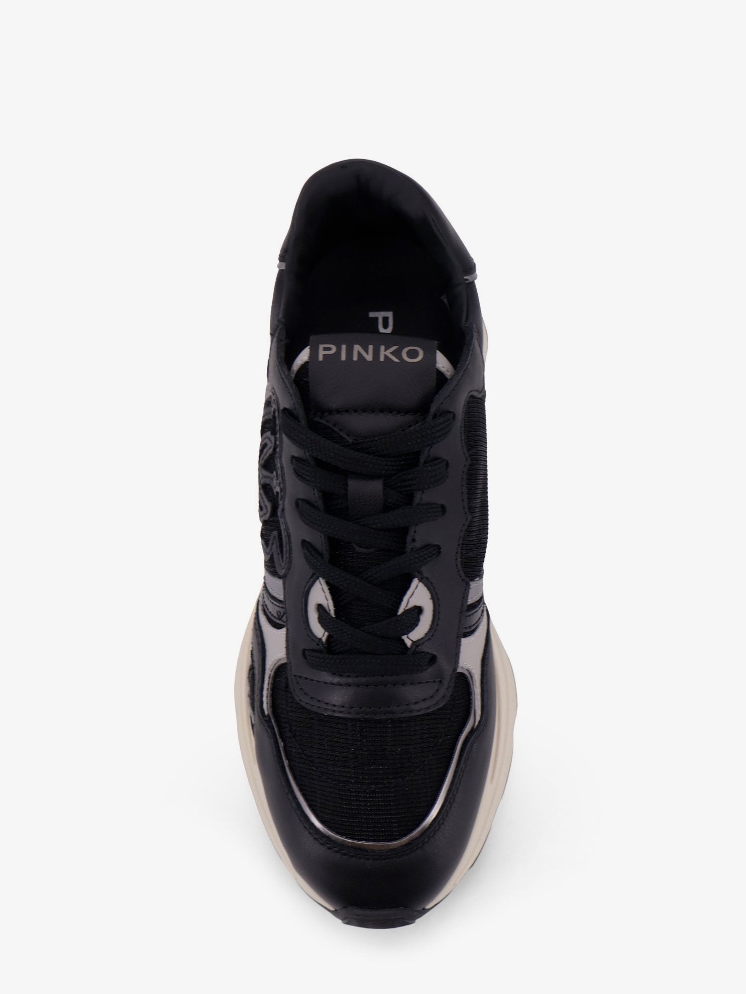 Zoe leather sneakers with mesh inserts - Image 5