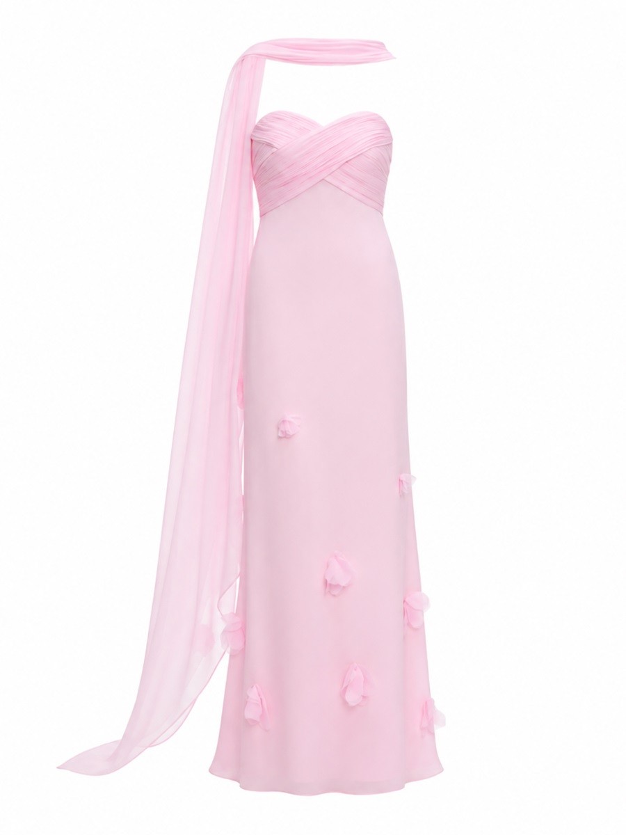 ABITO IN GEORGETTE CON FOULARD