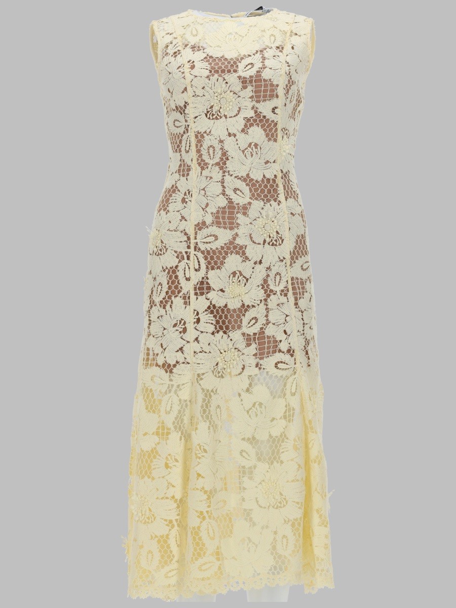ABITO MIDI A FIORI CROCHET