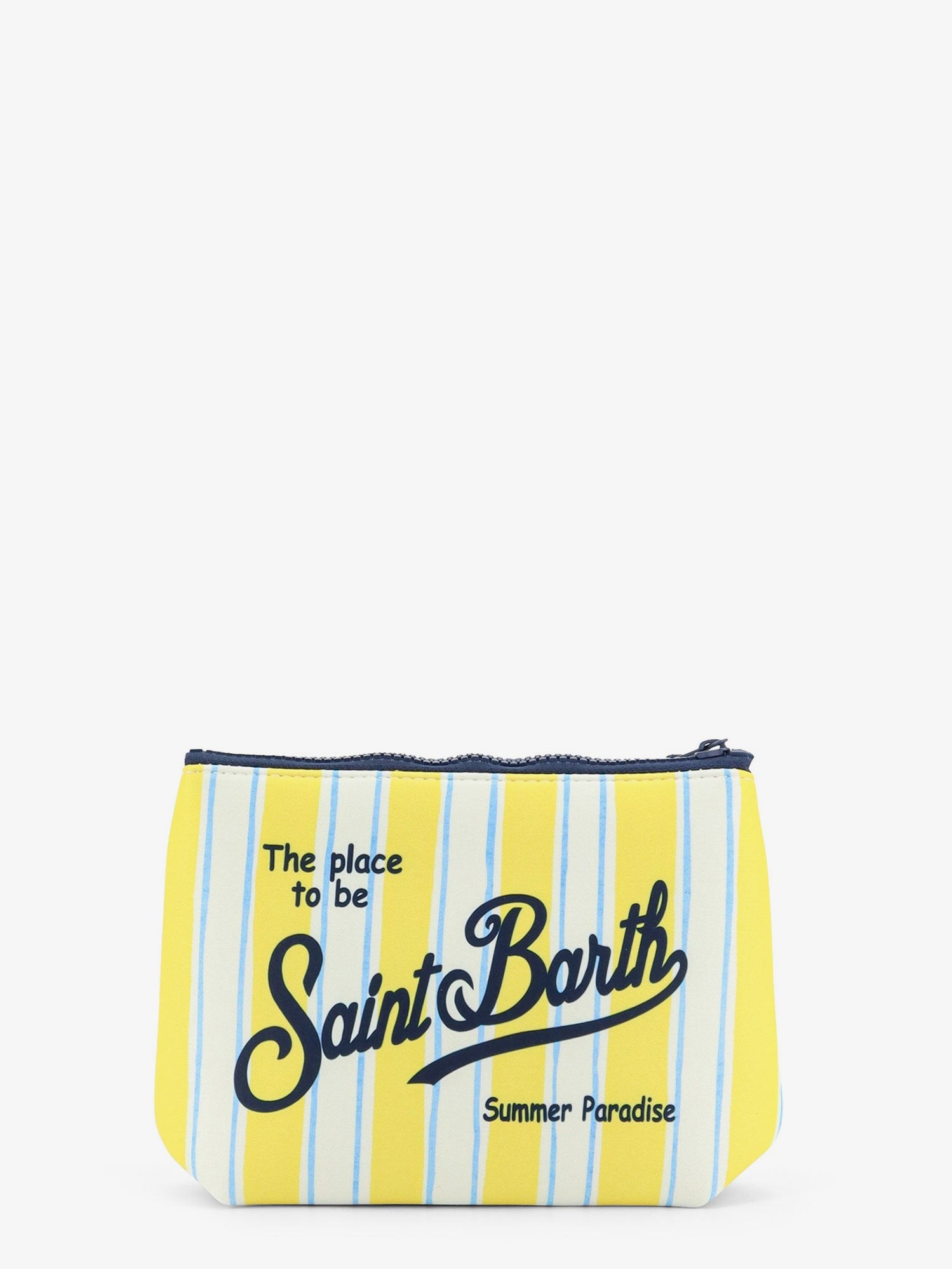 Aline scuba clutch with striped pattern - Image 2