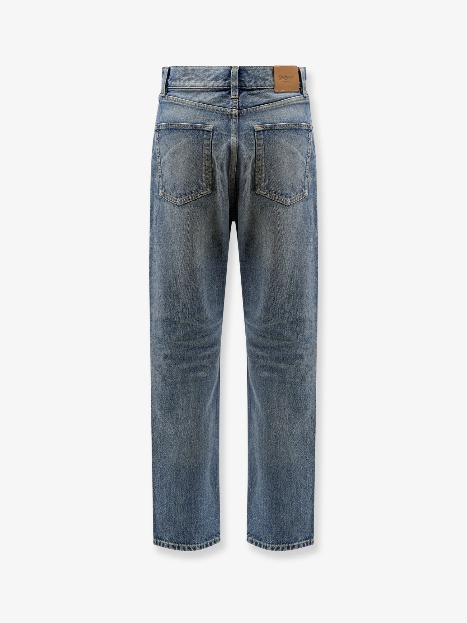 Ankle midi blue denim jeans - Image 4
