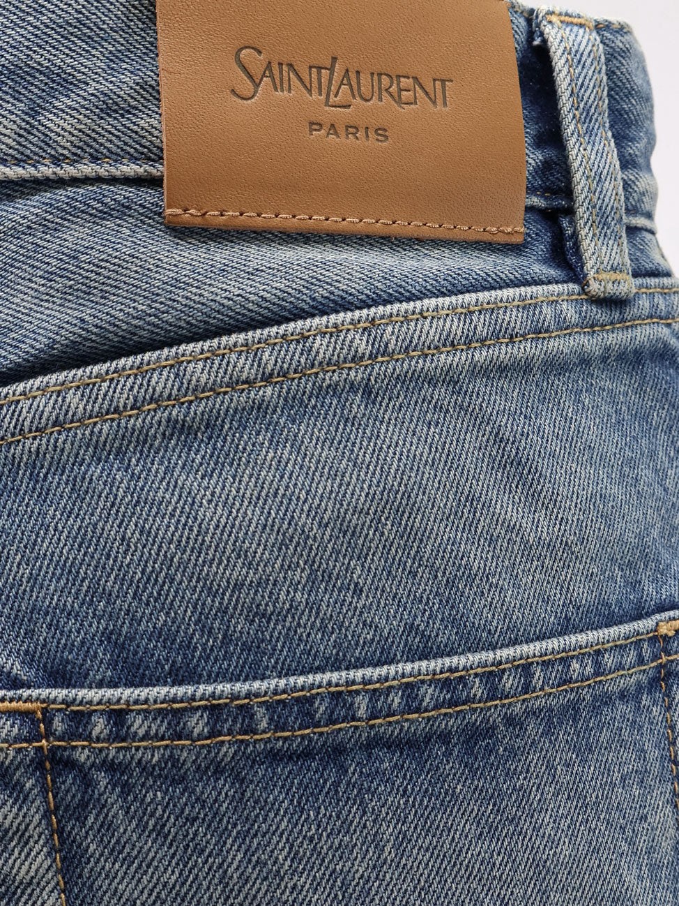 Ankle midi blue denim jeans - Image 5