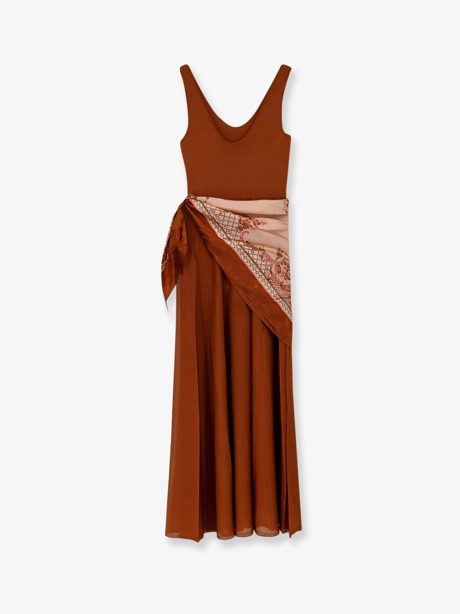 Aster viscose blend long dress - Image 2
