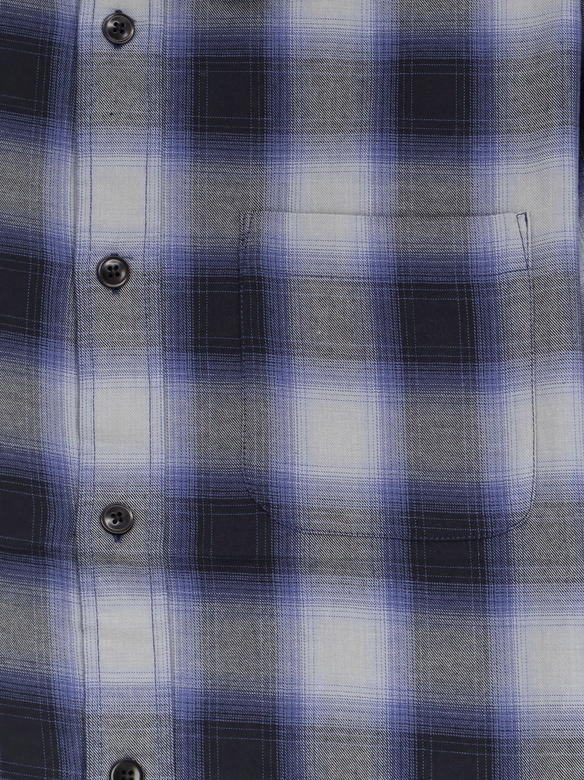 Beach Ombre Plaid madras cotton shirt - Image 3