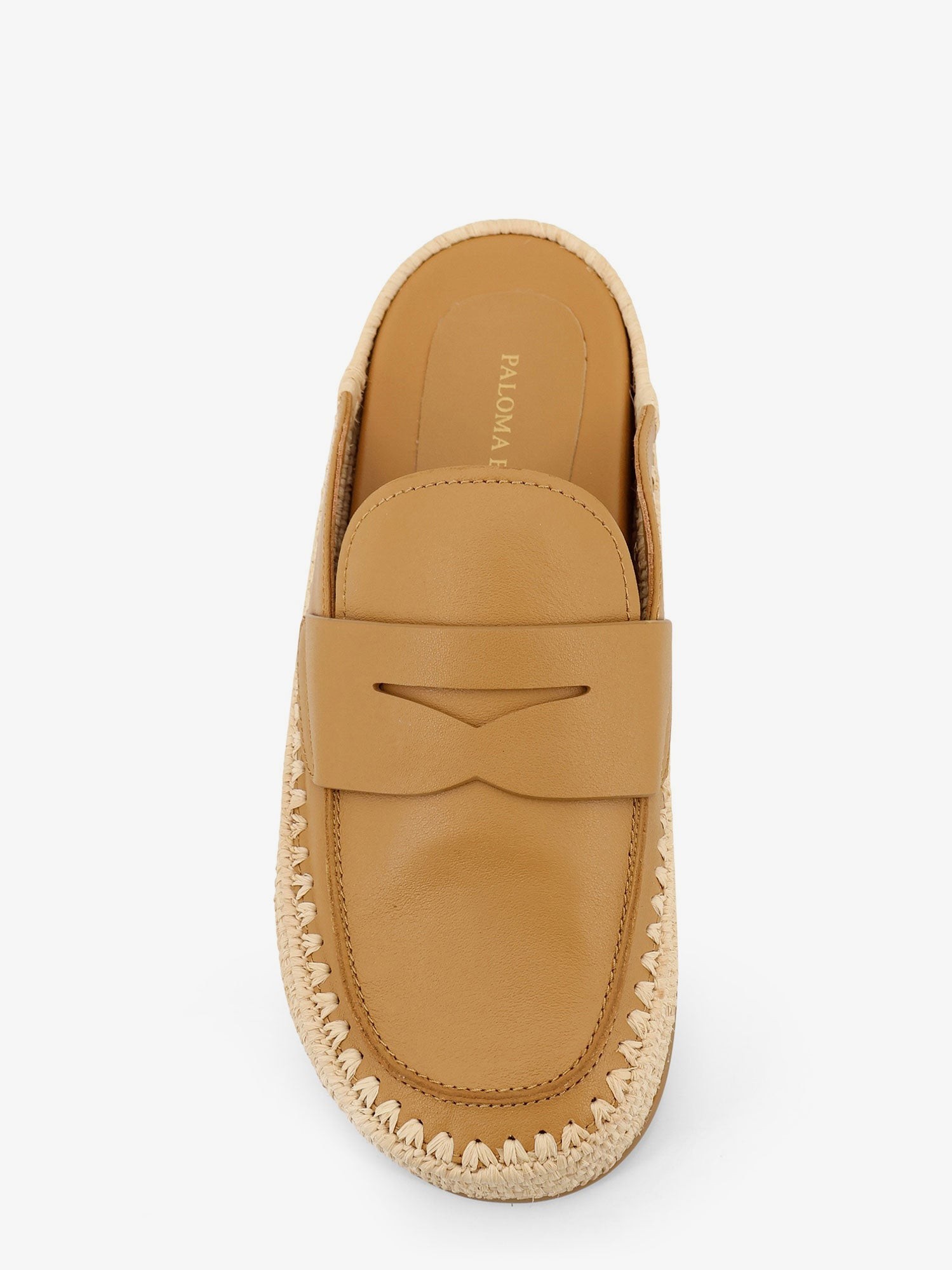 Belinda leather and raffia sandals - Image 5